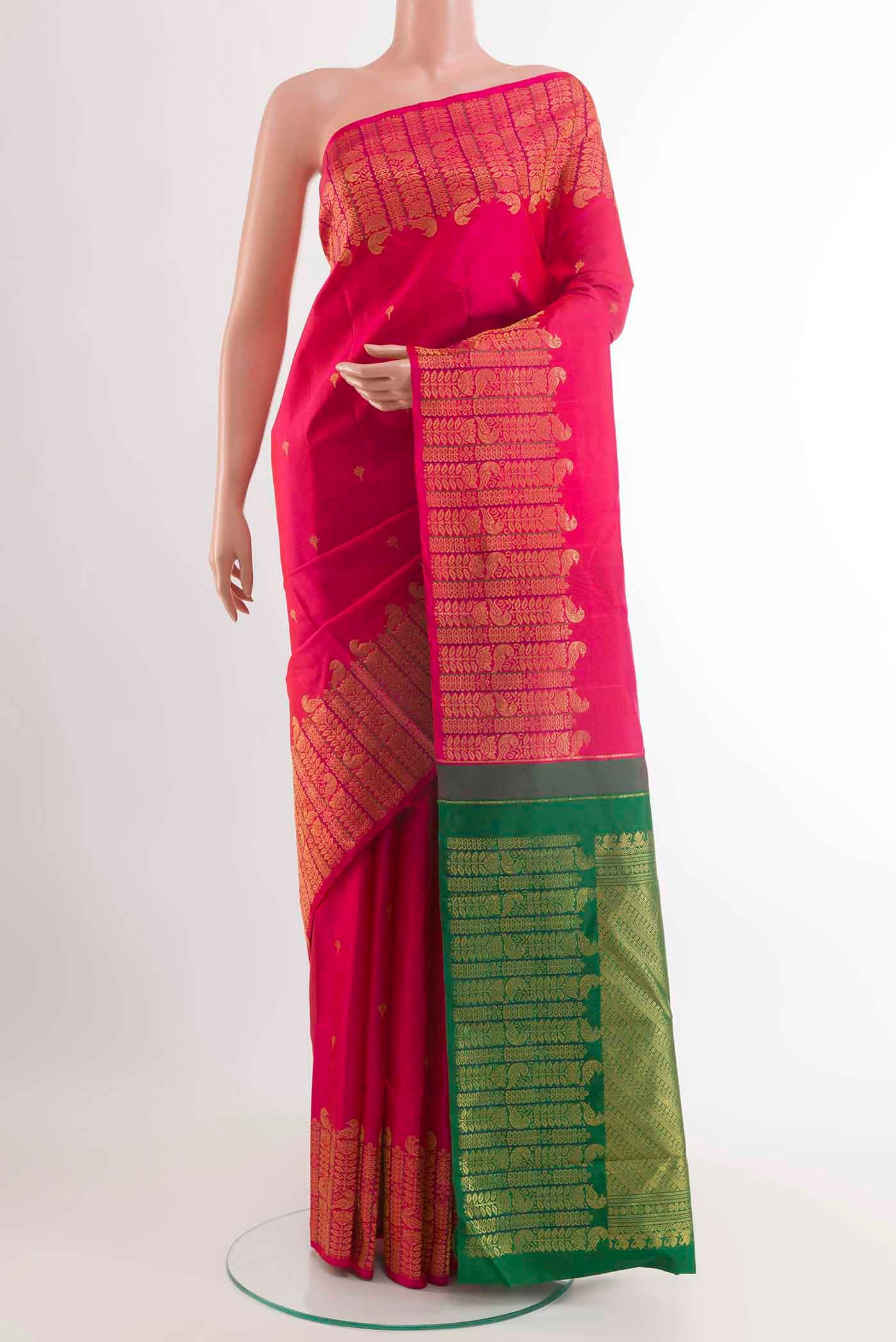 Pink Kanjivaram Silk Saree