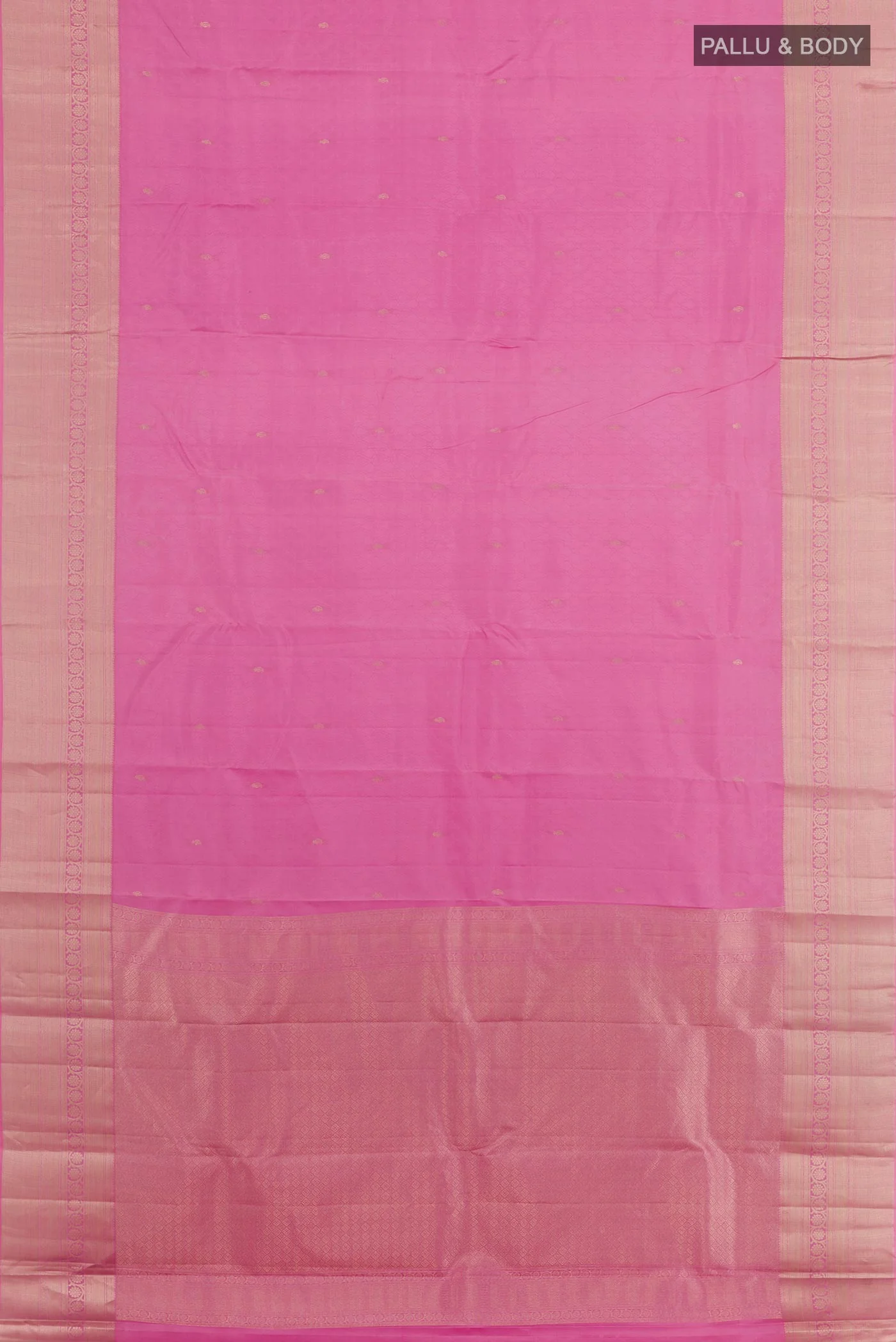 Lavender Kanchipuram Silk Saree - Image 3