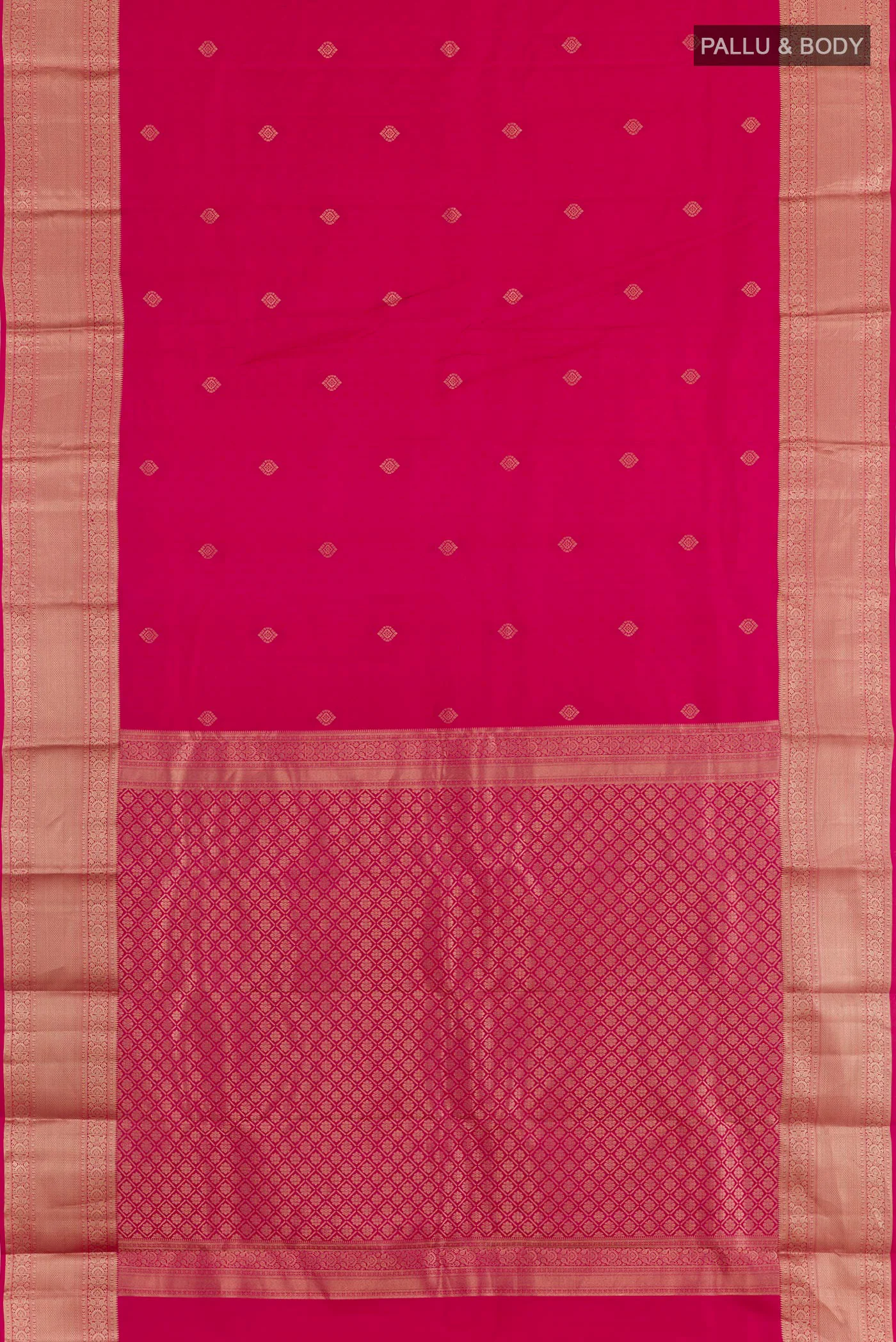 Pink Kanchipuram Silk Saree - Image 3