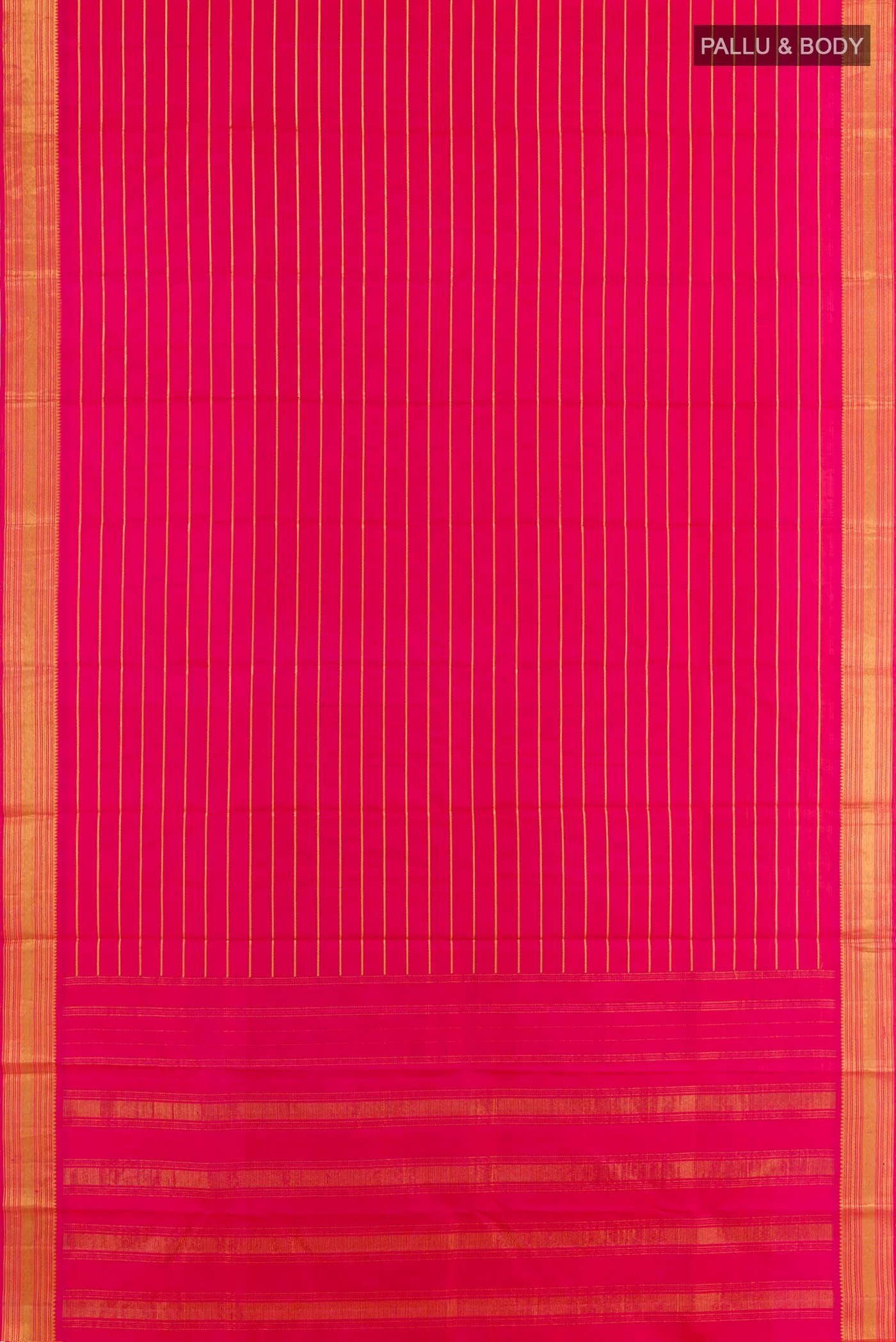 Pink Kanchipuram Silk Saree - Image 3