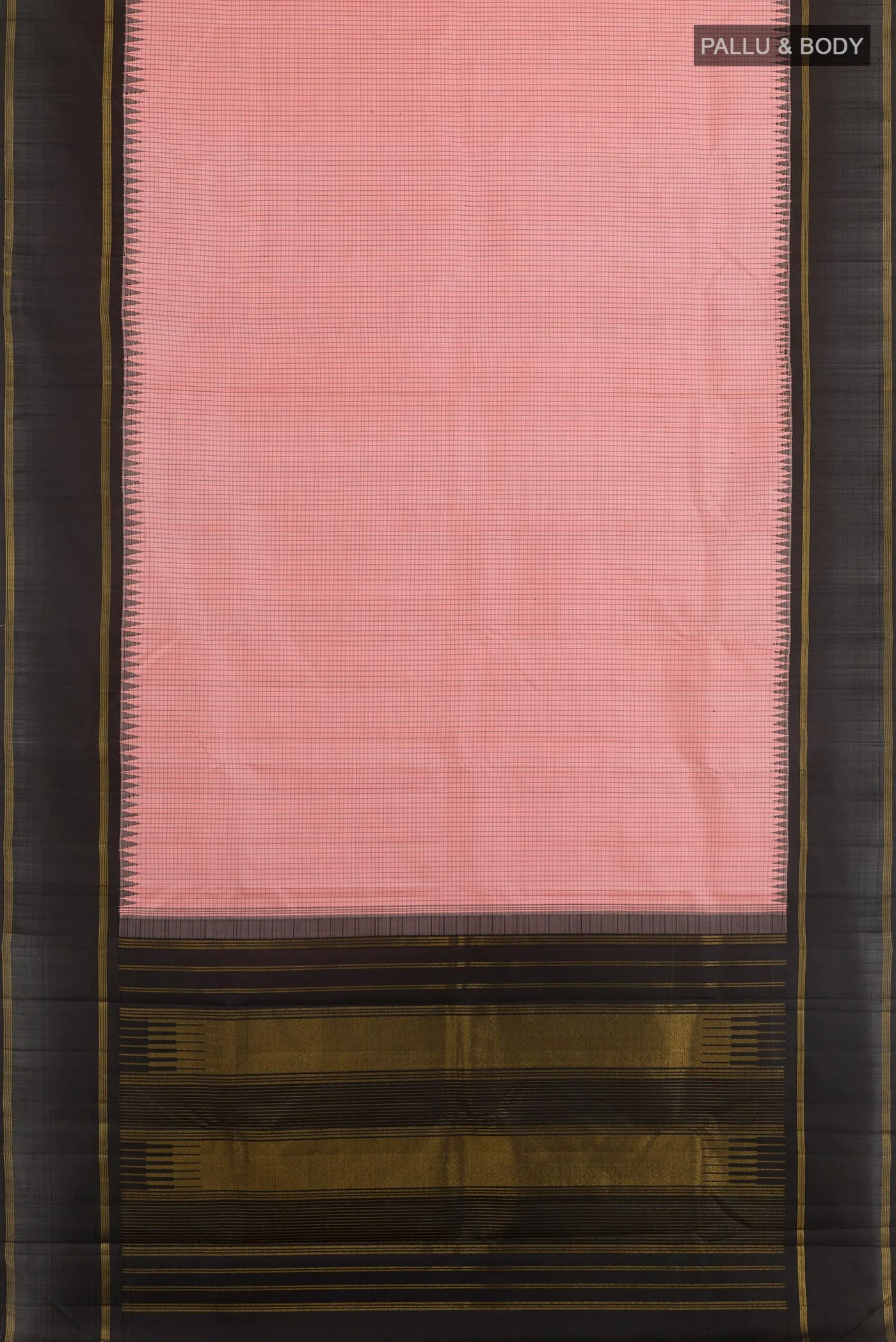 Pink Kanchipuram Silk Saree - Image 3