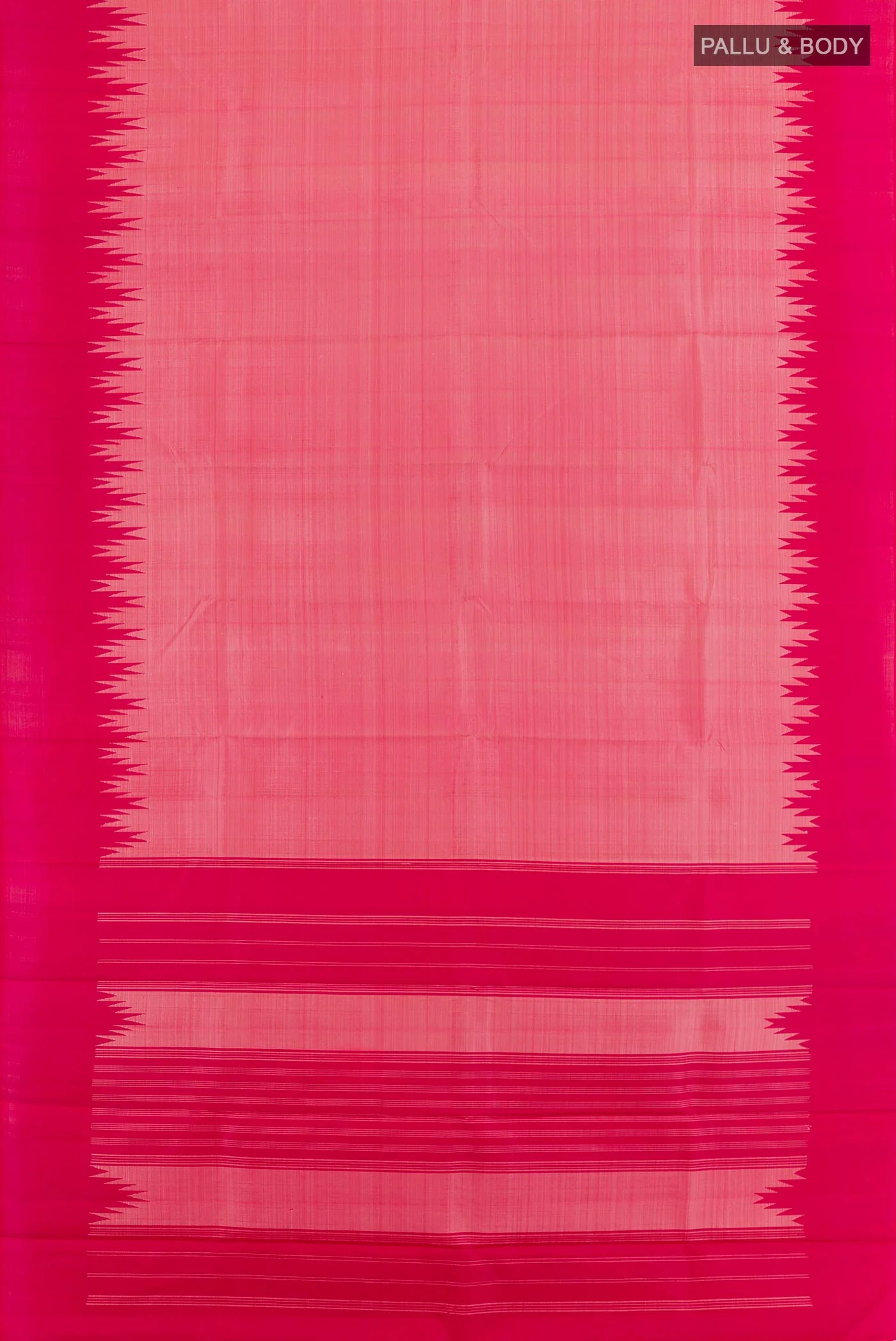 Pink Kanchipuram Silk Saree - Image 3