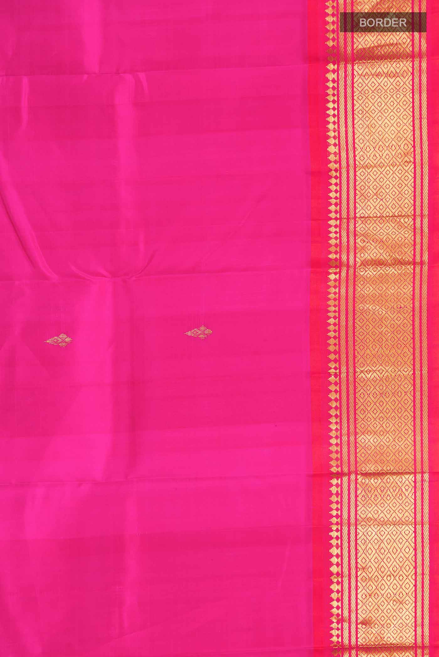 Pink Kanjivaram Silk Saree - Image 3