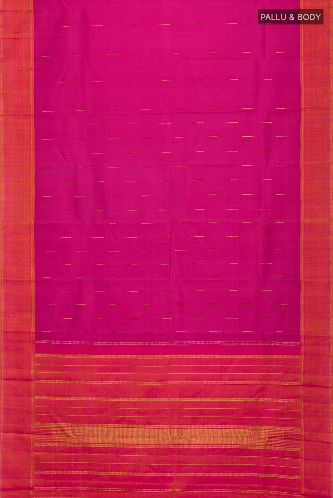 Pink Kanjivaram Silk Saree - Image 4