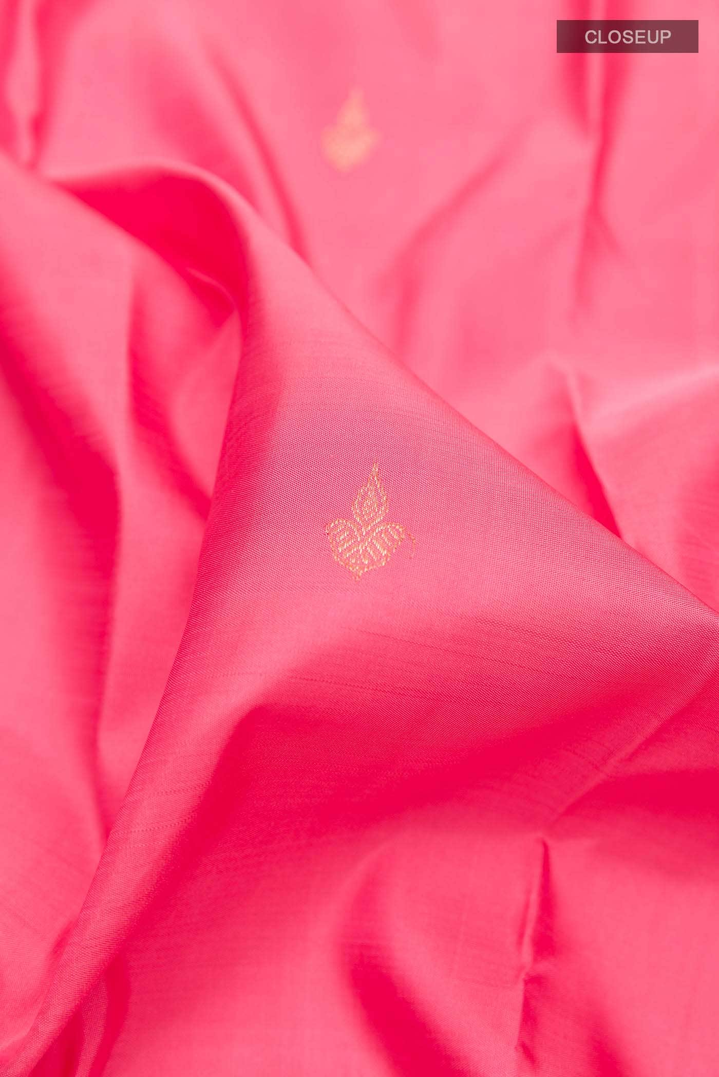 Pink Kanjivaram Silk Saree - Image 3