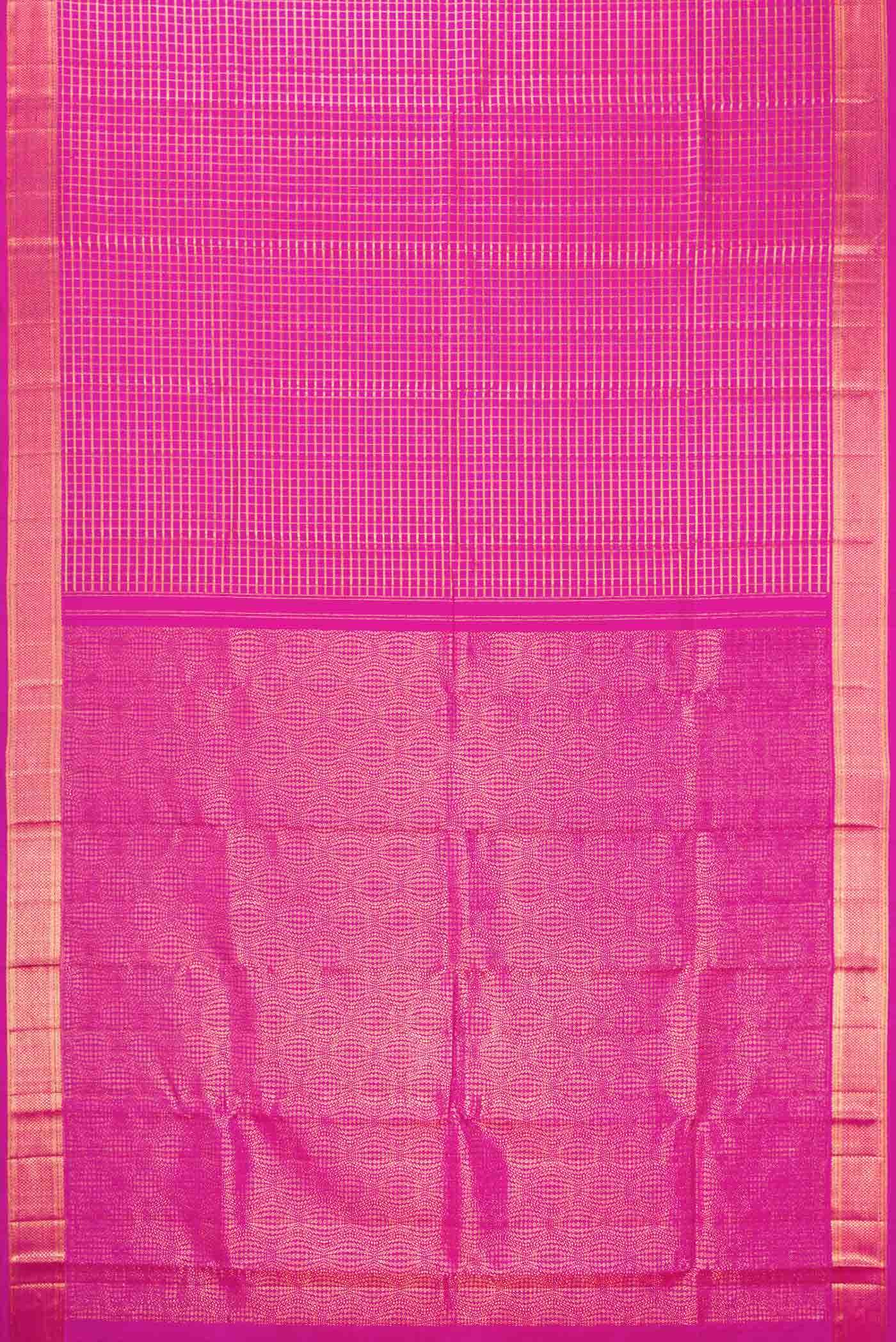 Pink Kanchipuram Silk Saree - Image 4