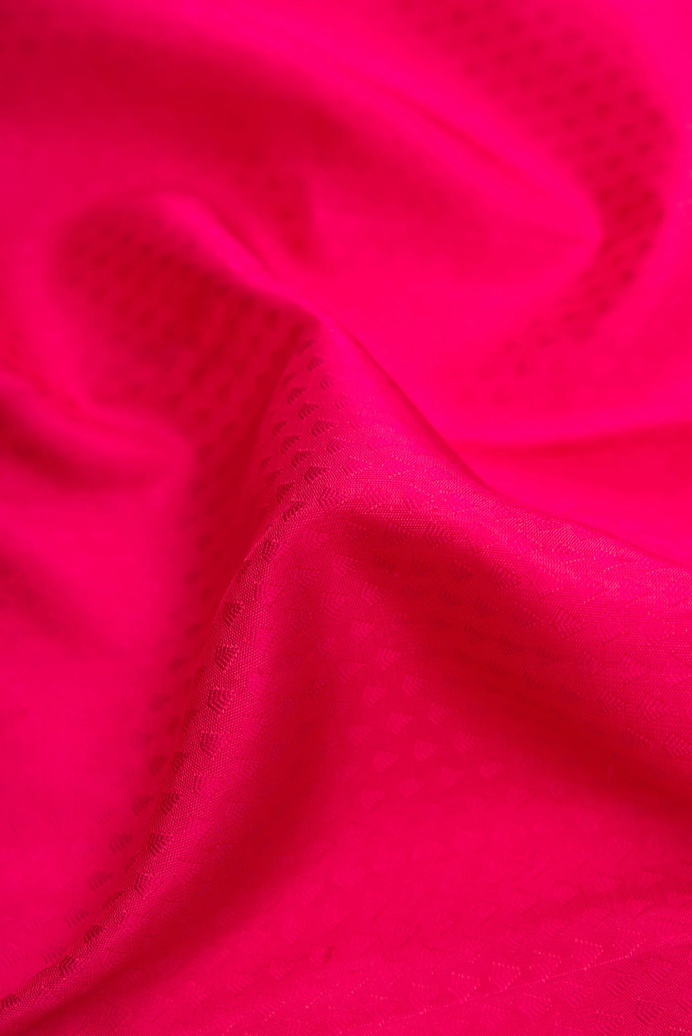 Pure Silk Pure Zari Pink Kanchipuram Saree - Image 2