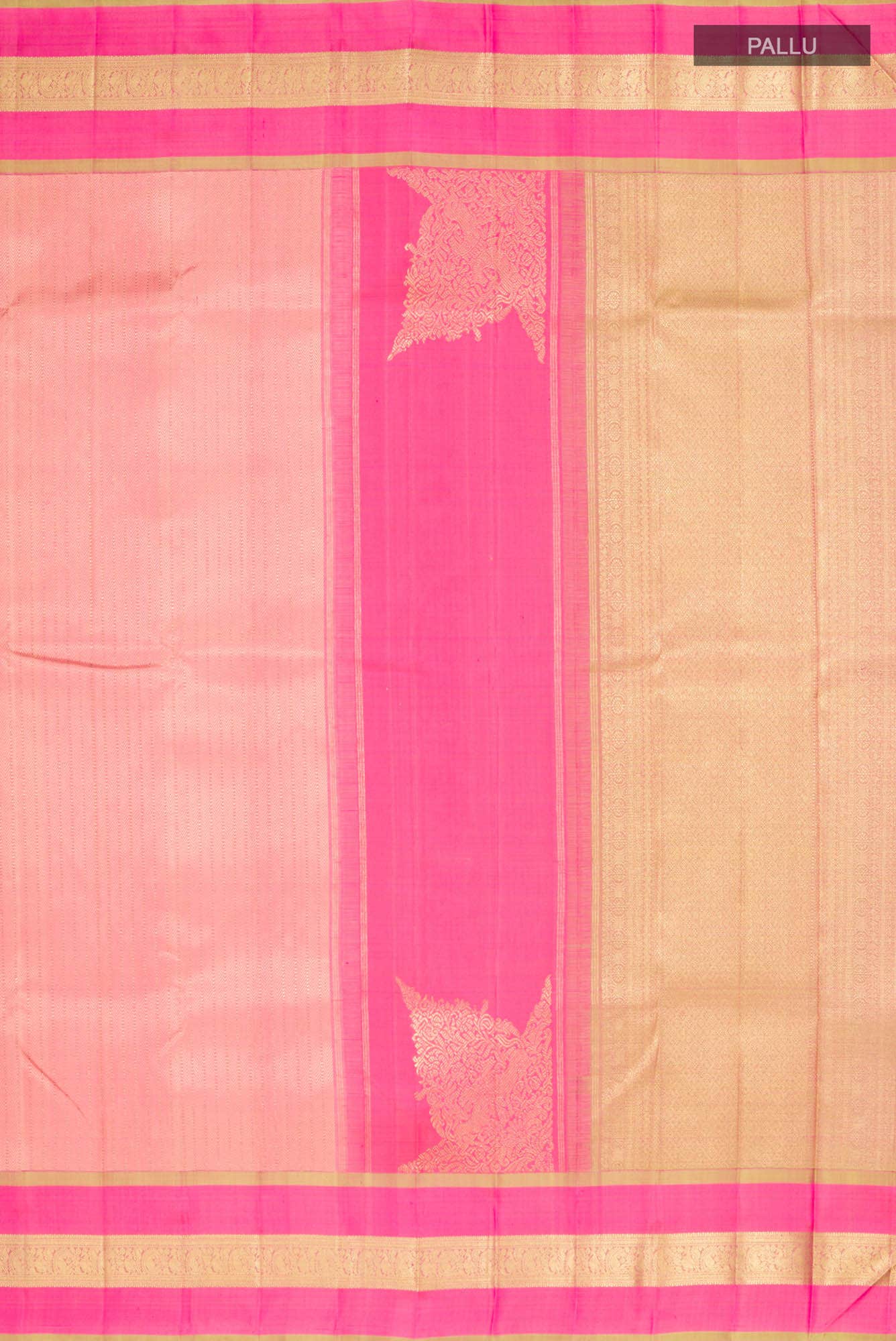 Pink Kanchipuram Silk Saree - Image 5