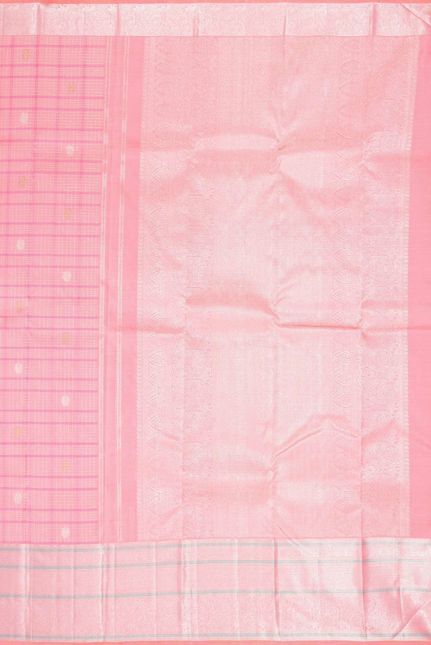 Pink Kanchipuram Silk Saree - Image 5