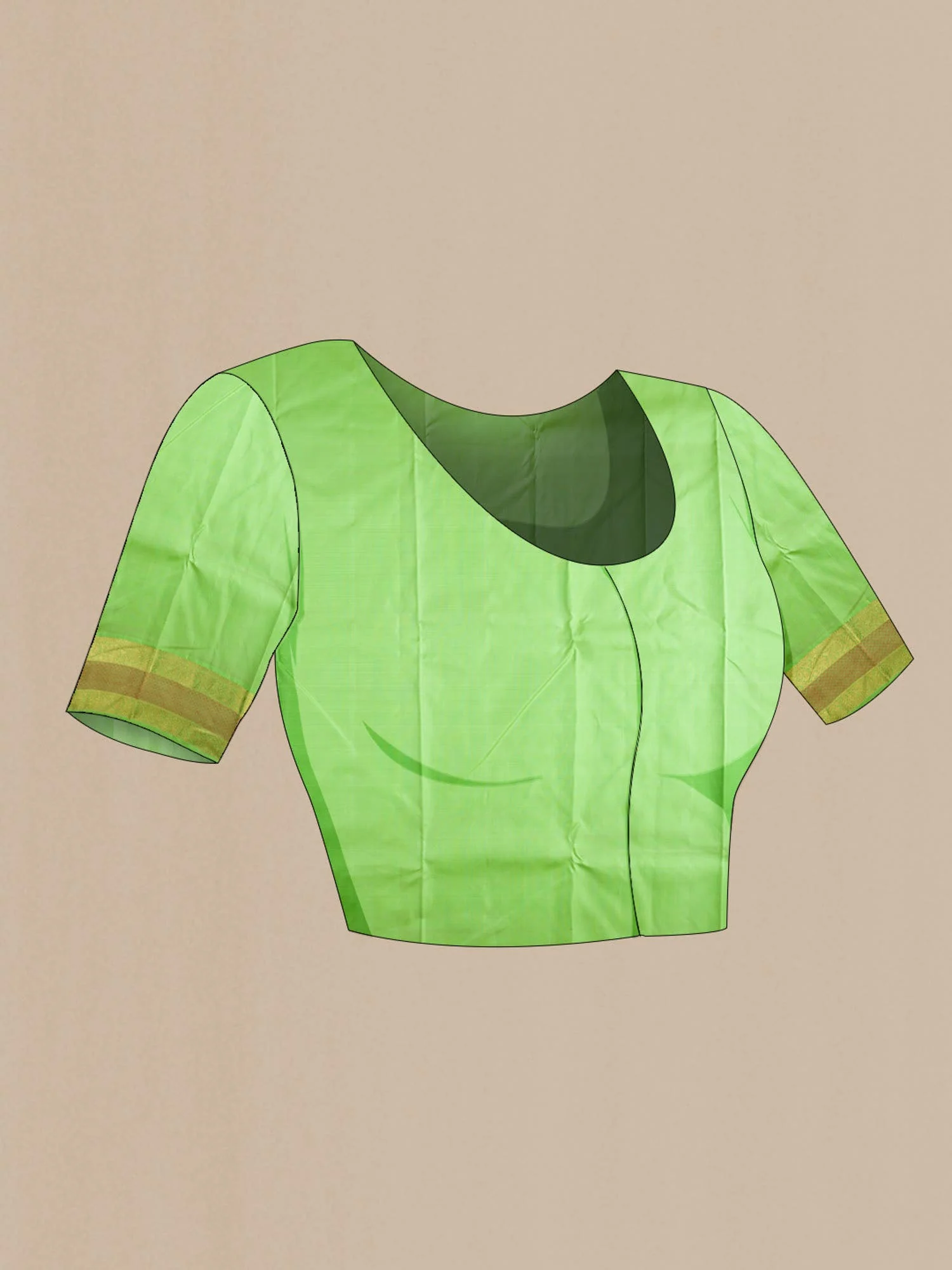 Pink Kanjivaram Silk Saree - Image 6