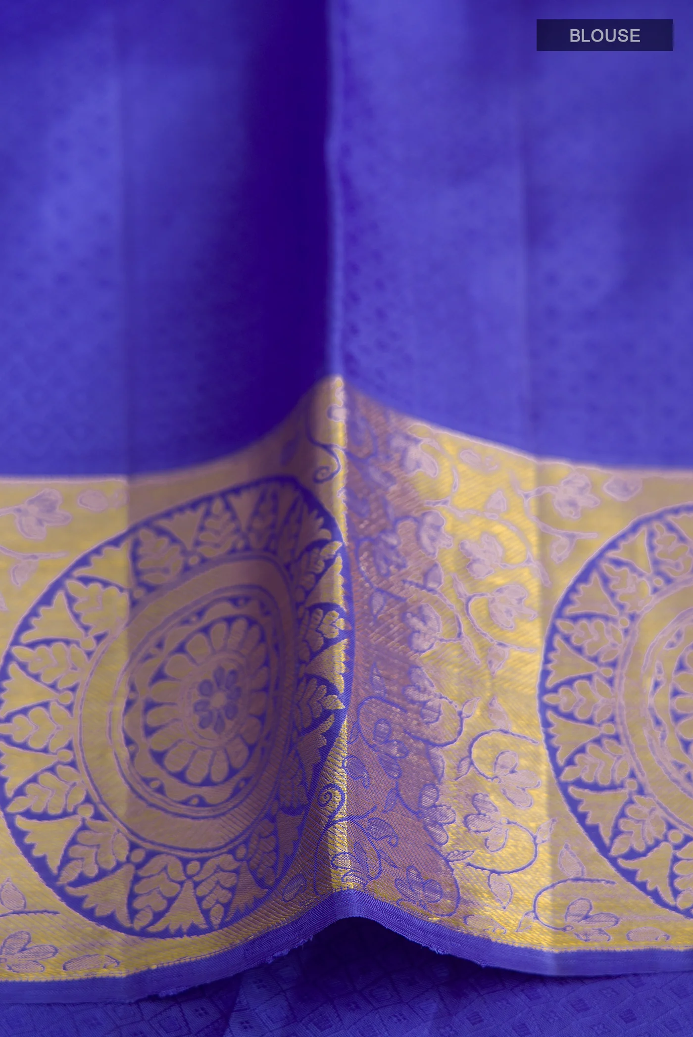 Lavender Kanjivaram Silk Saree - Image 5