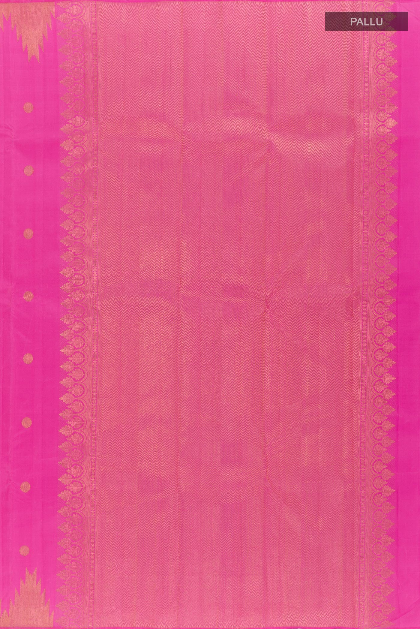 Pink Kanjivaram Silk Saree - Image 6