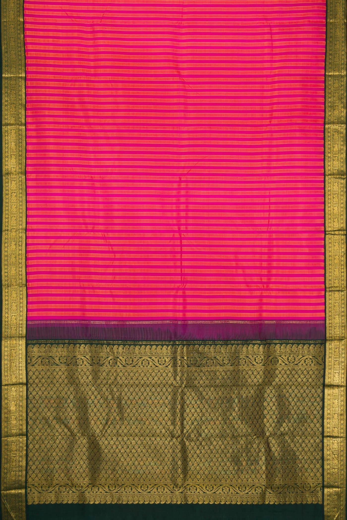 Pink Kanjivaram Silk Saree - Image 6