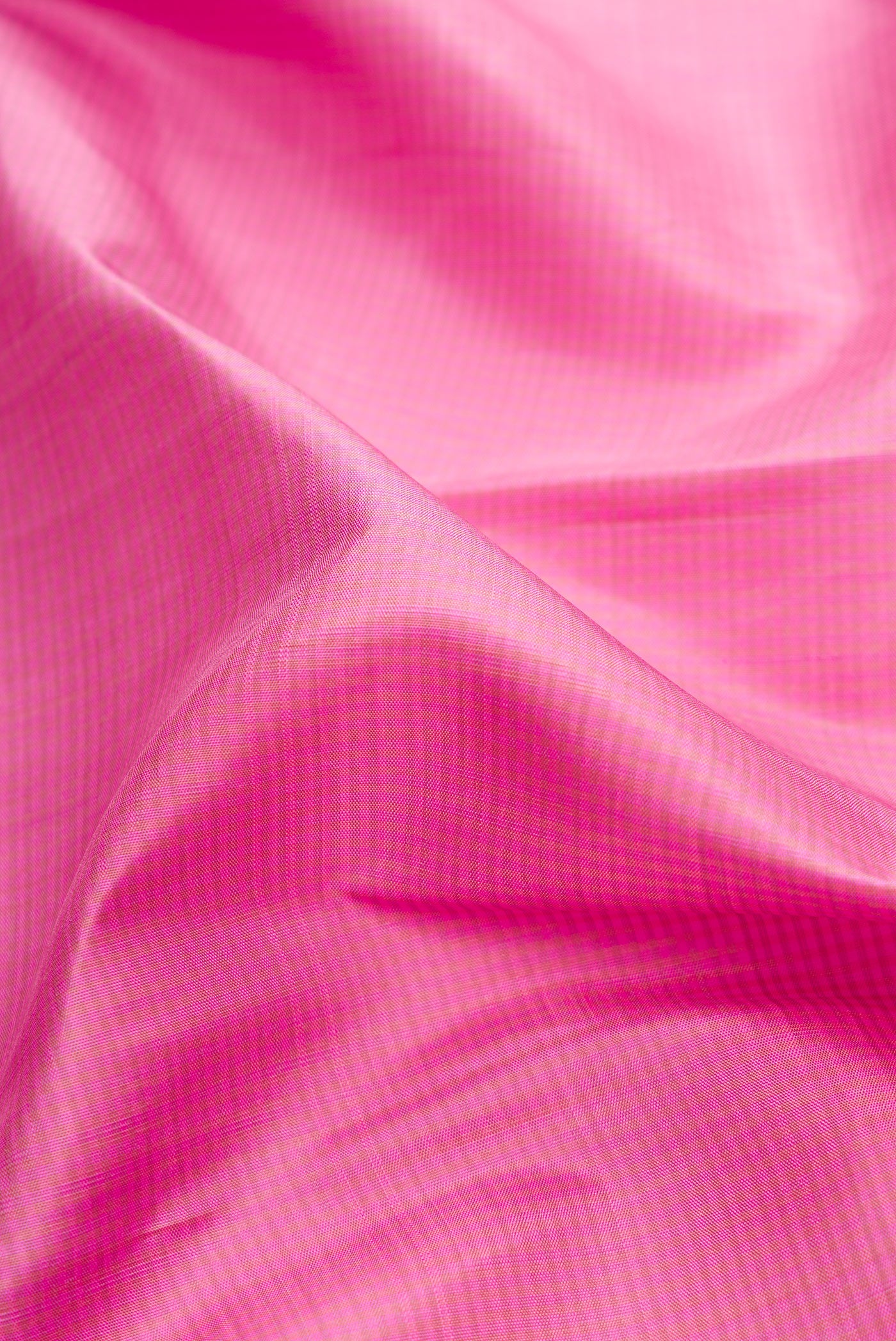 Pure Silk Pure Zari Pink Kanjivaram Saree - Image 2