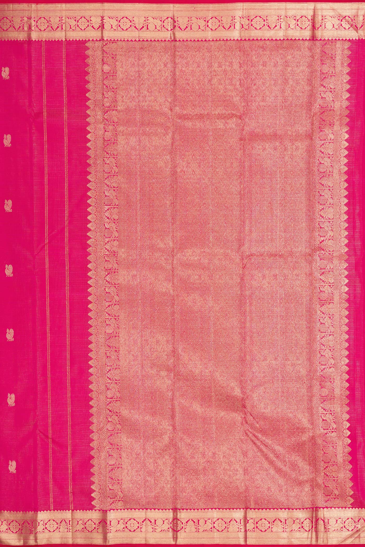 Pink Kanjivaram Silk Saree - Image 7