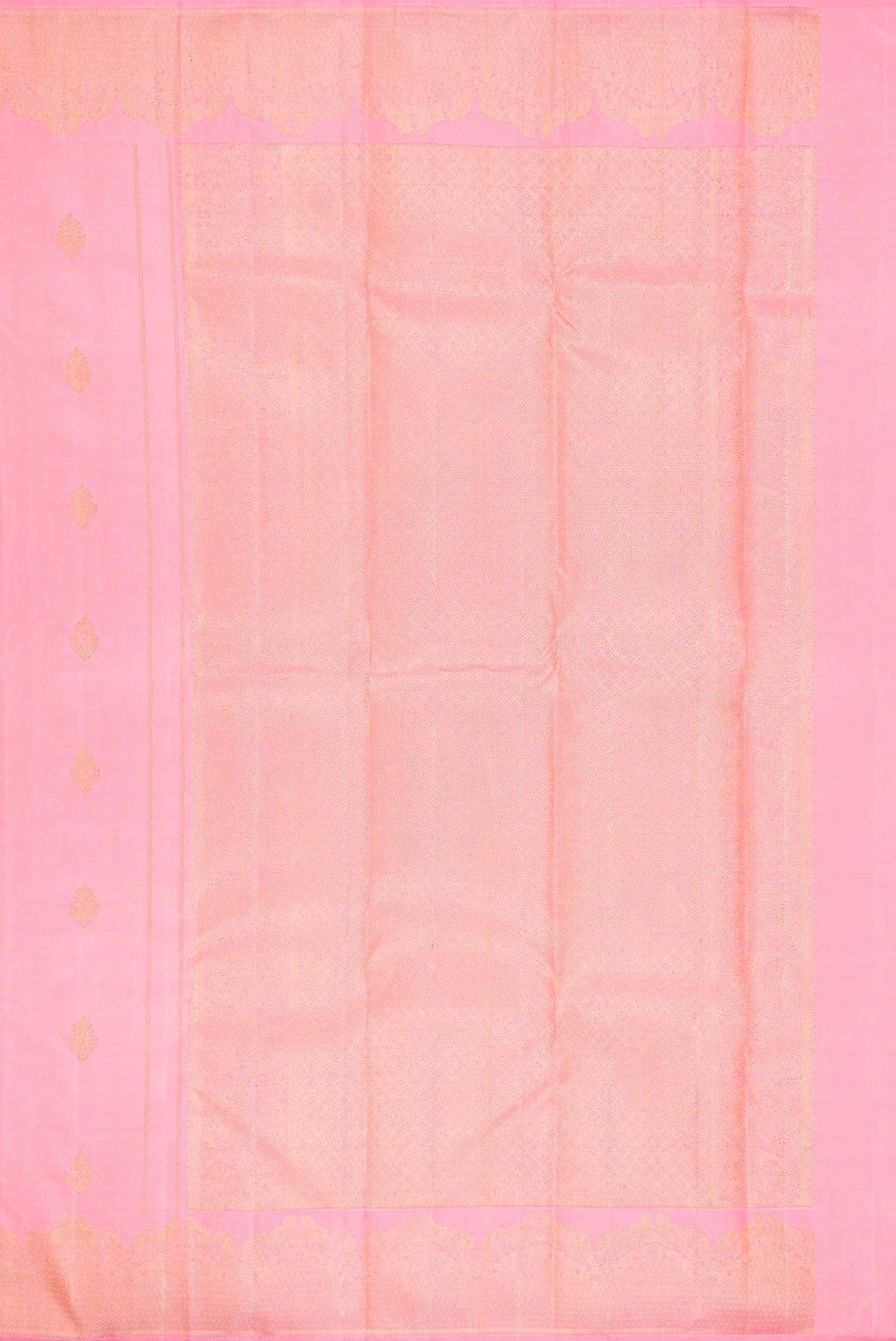 Pink Kanjivaram Silk Saree - Image 7