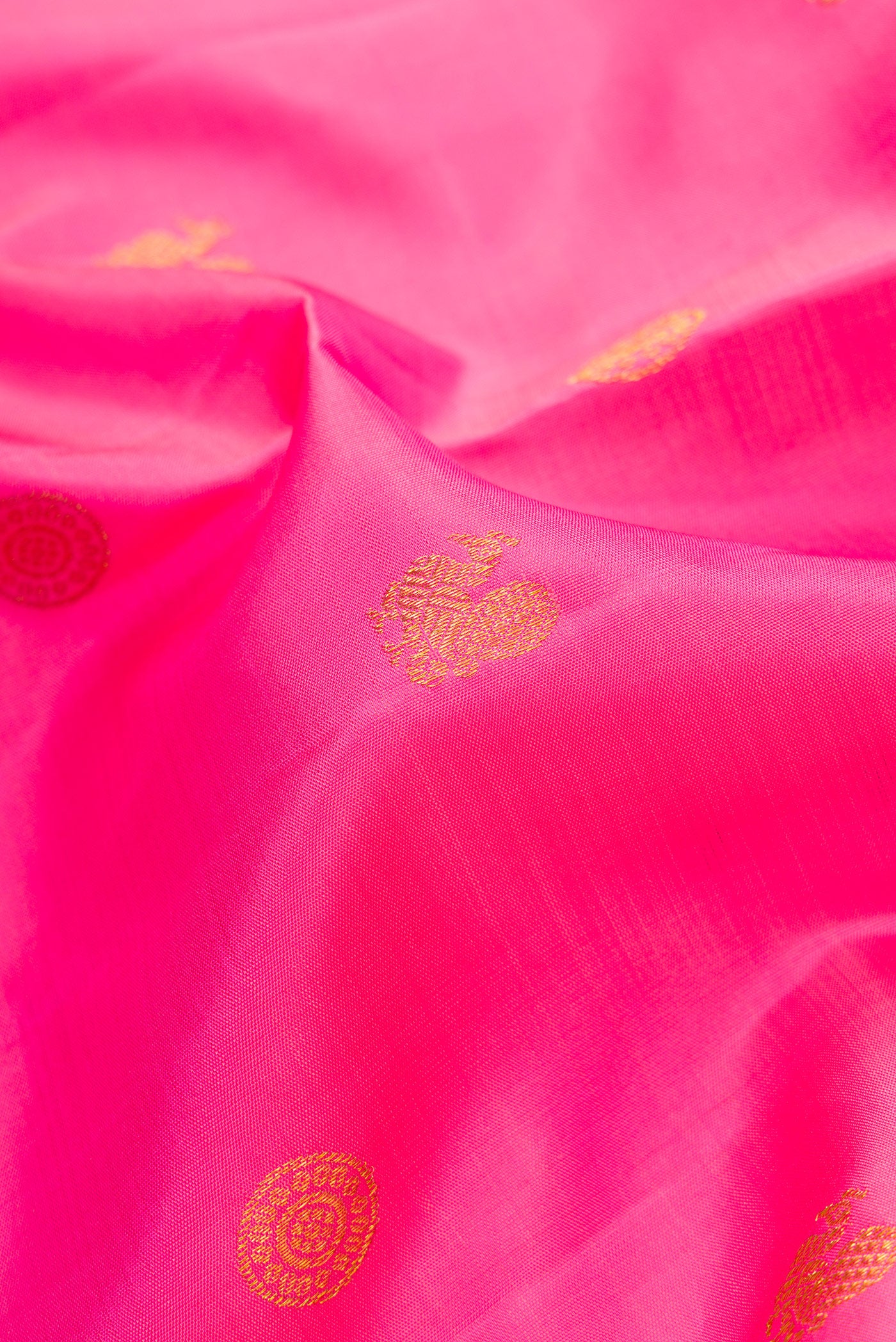 Pink Kanjivaram Silk Saree - Image 2