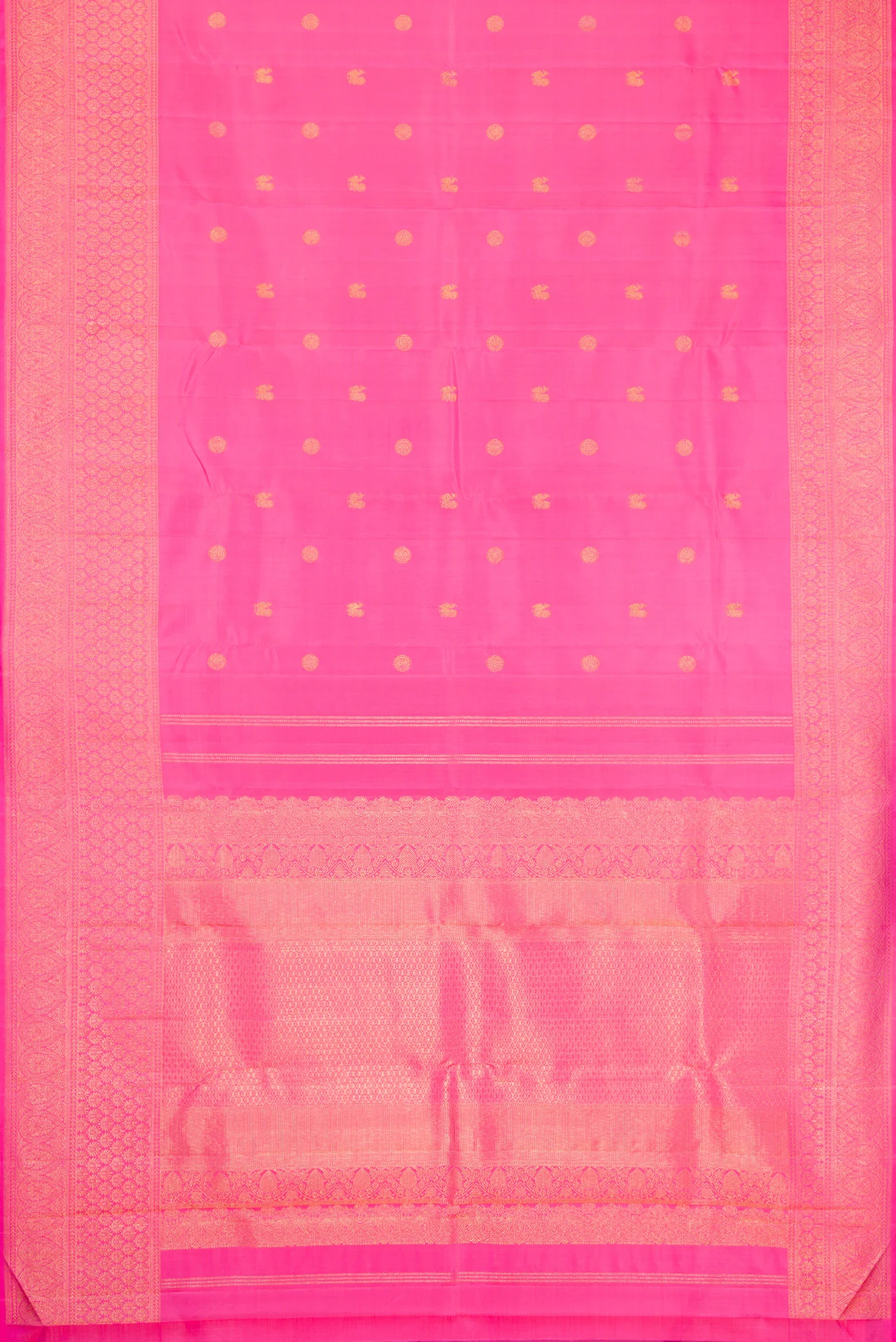 Pink Kanjivaram Silk Saree - Image 6