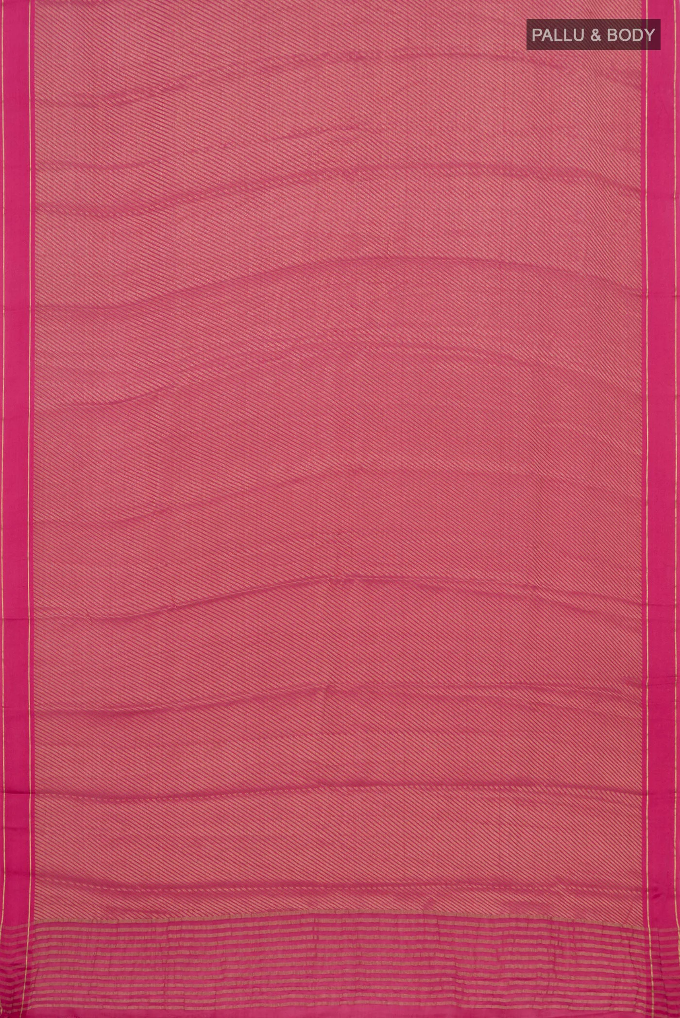 Pink Mysore Georgette Saree - Image 5