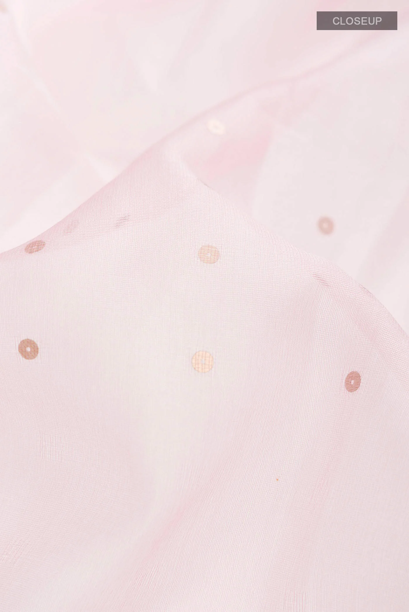 Pink Organza Silk Saree - Image 2