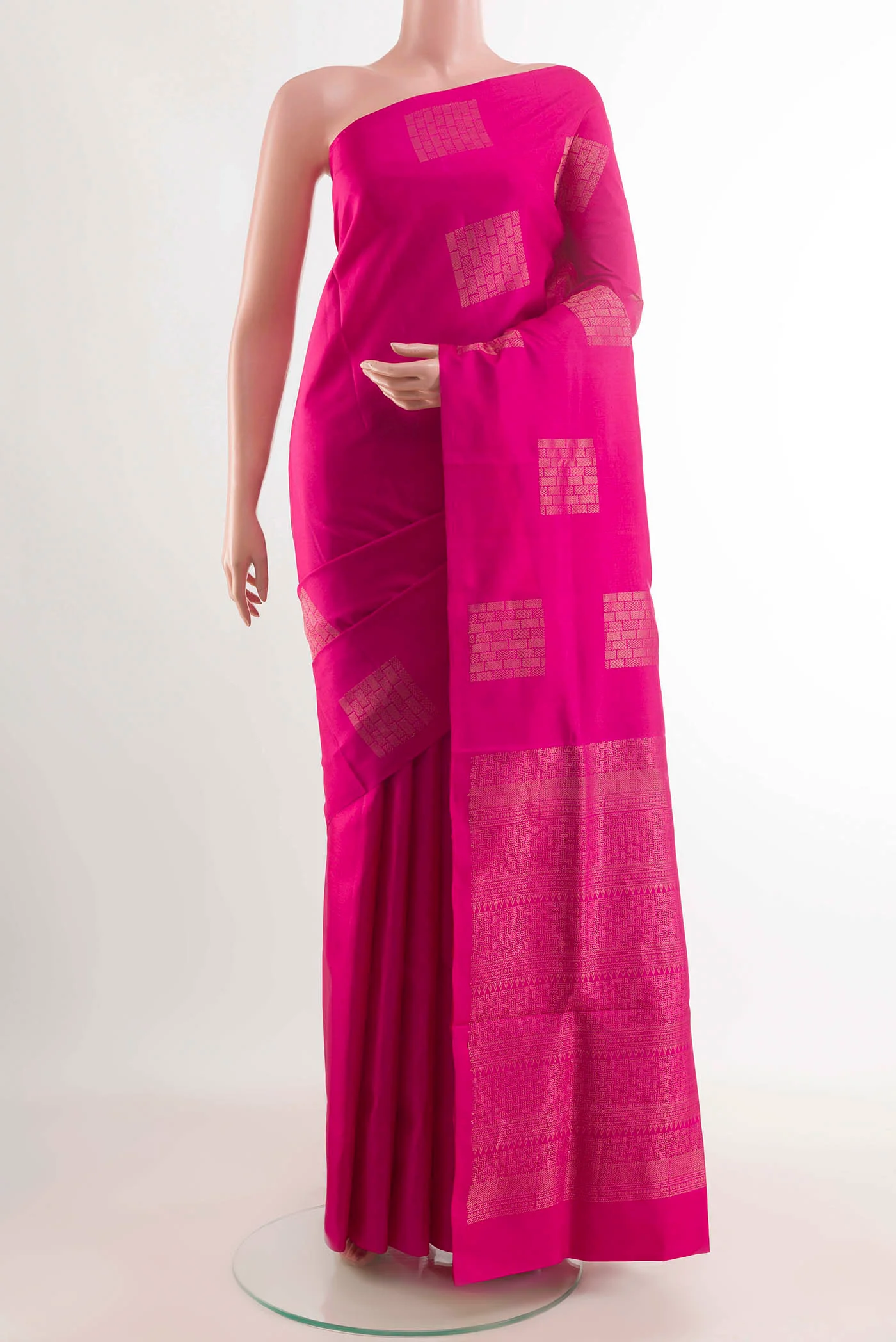 Pink Soft Silk Saree