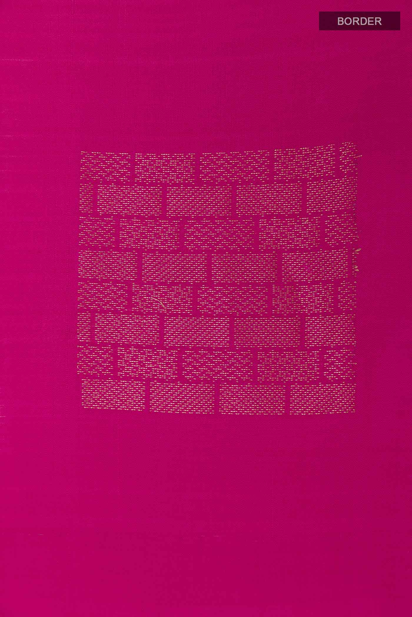 Pink Soft Silk Saree - Image 3