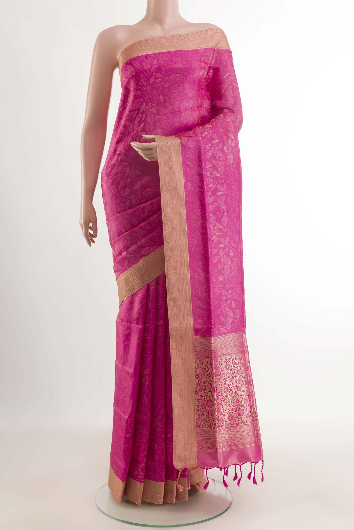 Pink Soft Silk Saree