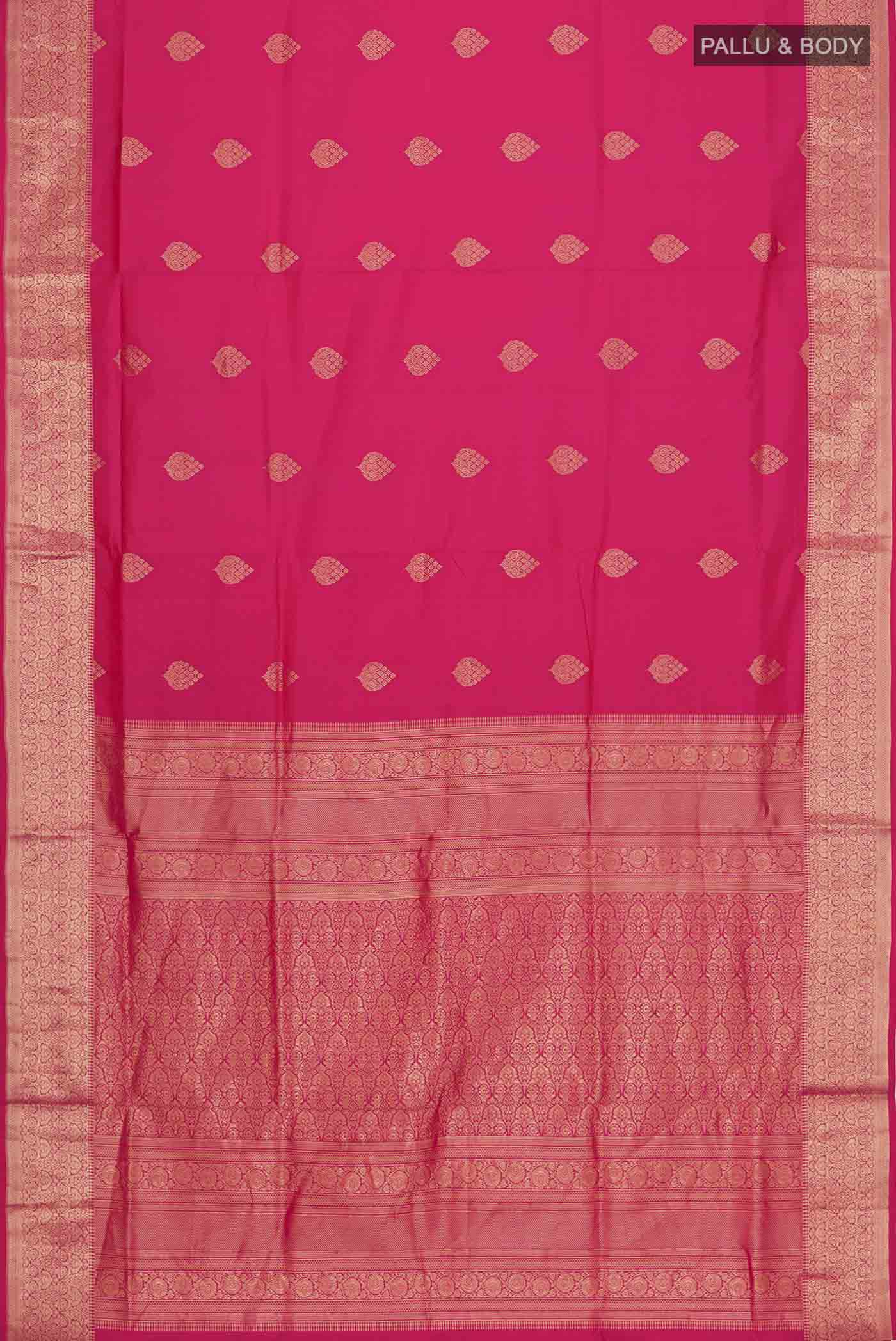 Pink Soft Silk Saree - Image 5