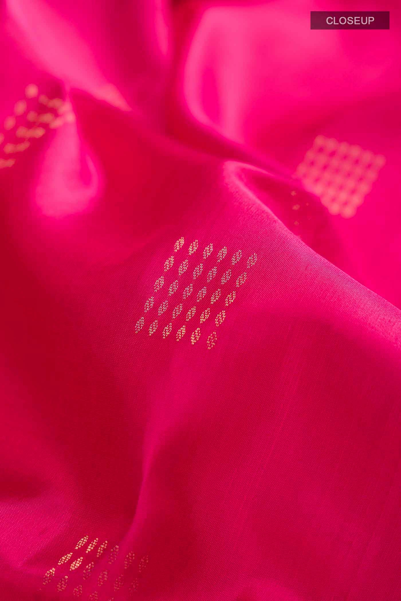 Pink Soft Silk Saree - Image 2
