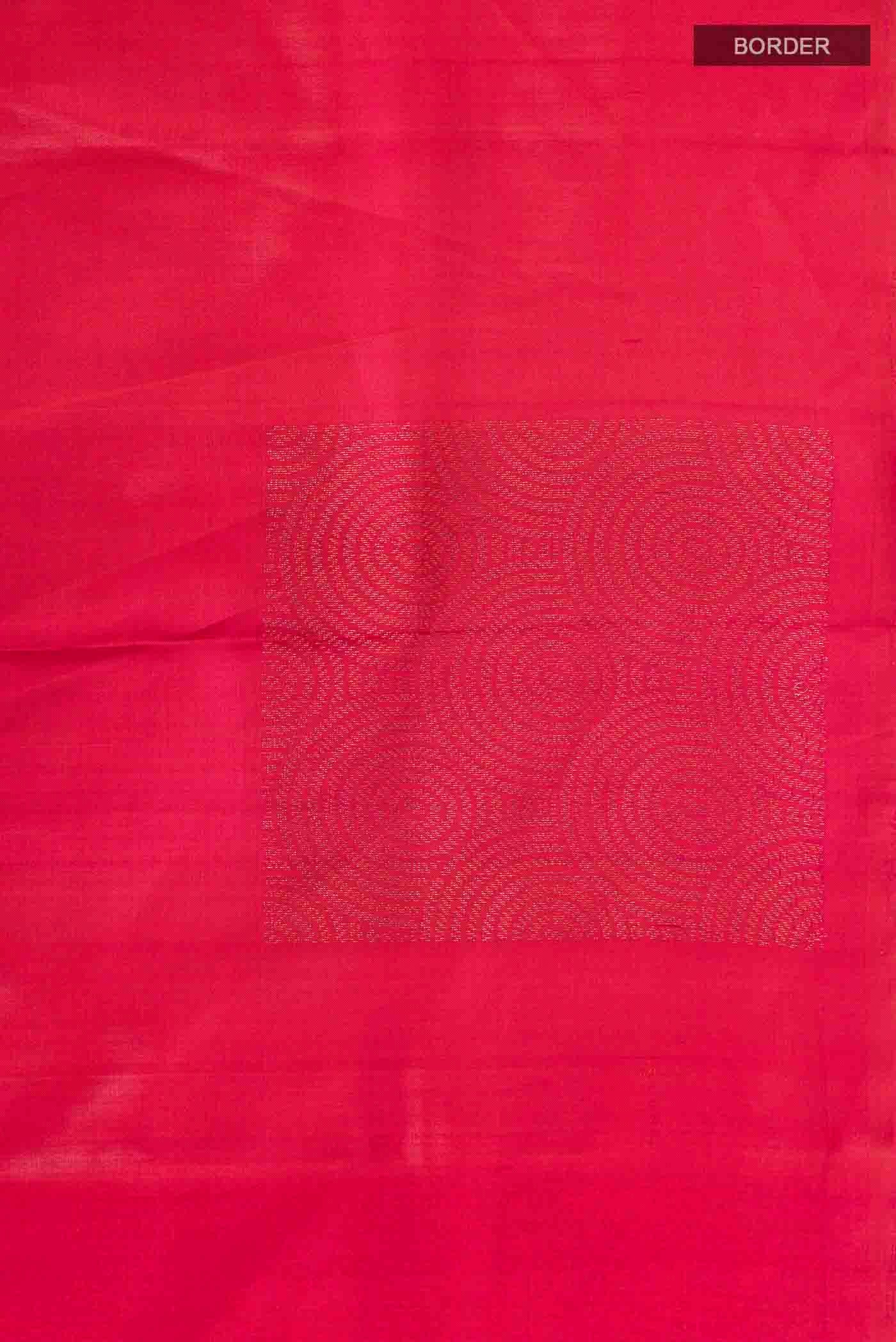 Pink Soft Silk Saree - Image 3