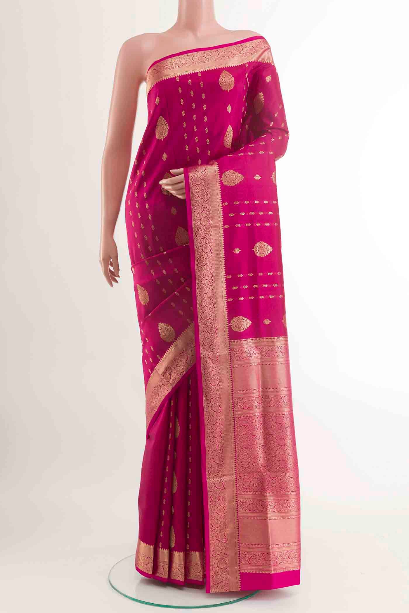 Pink Soft Silk Saree