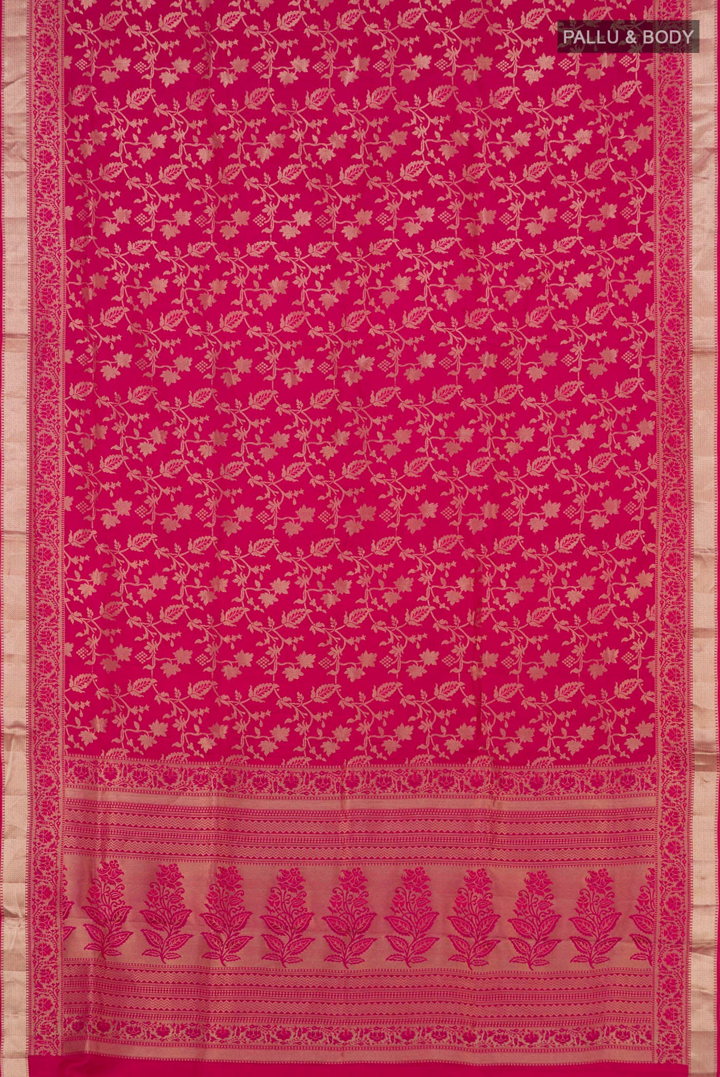 Pink Soft Silk Saree - Image 5