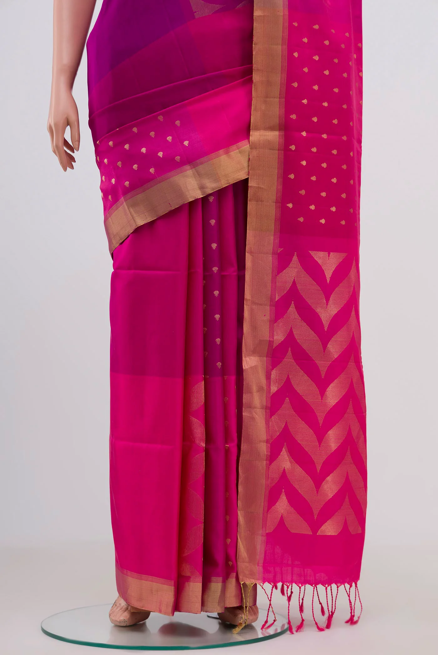 Multi Color Soft Silk Saree - Image 3