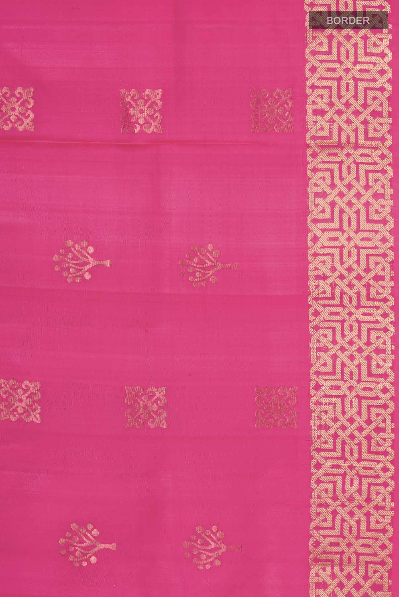 Pink Soft Silk Saree - Image 3