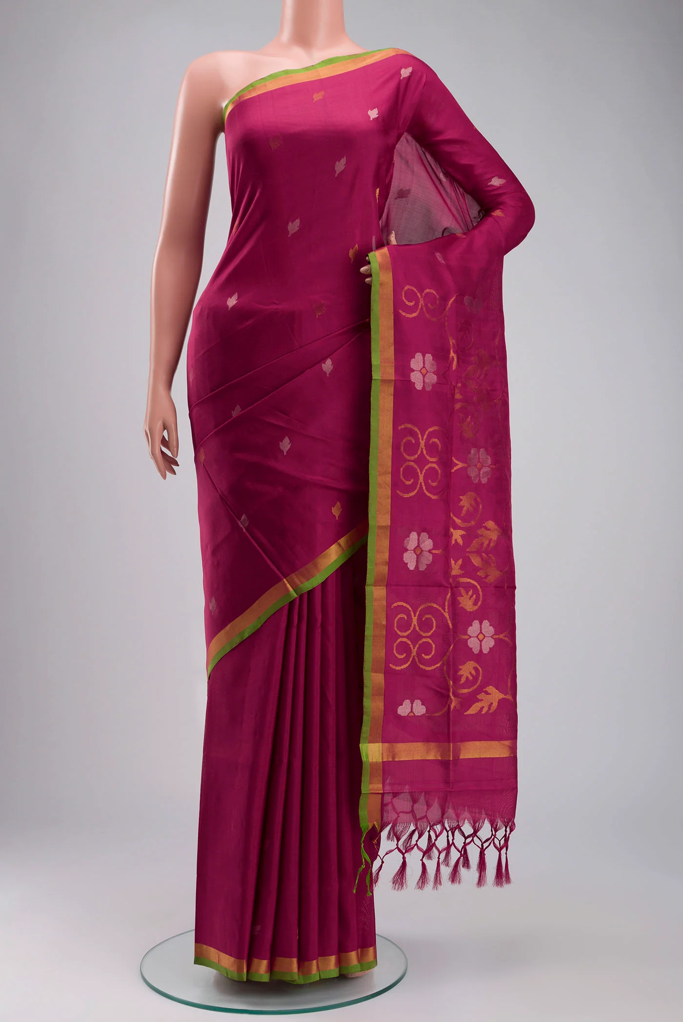 Pink Uppada Silk Saree