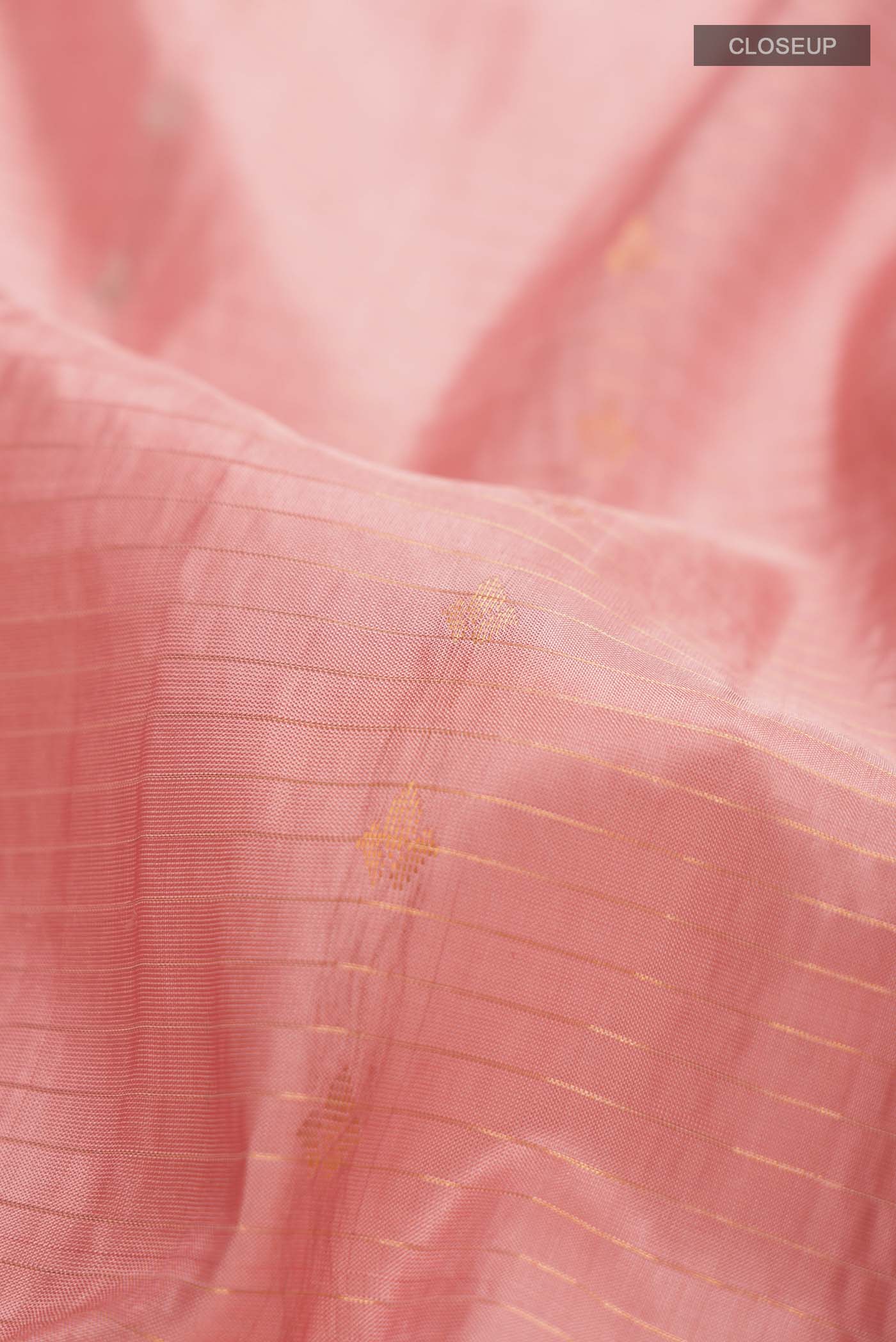 Coral Uppada Silk Saree - Image 2