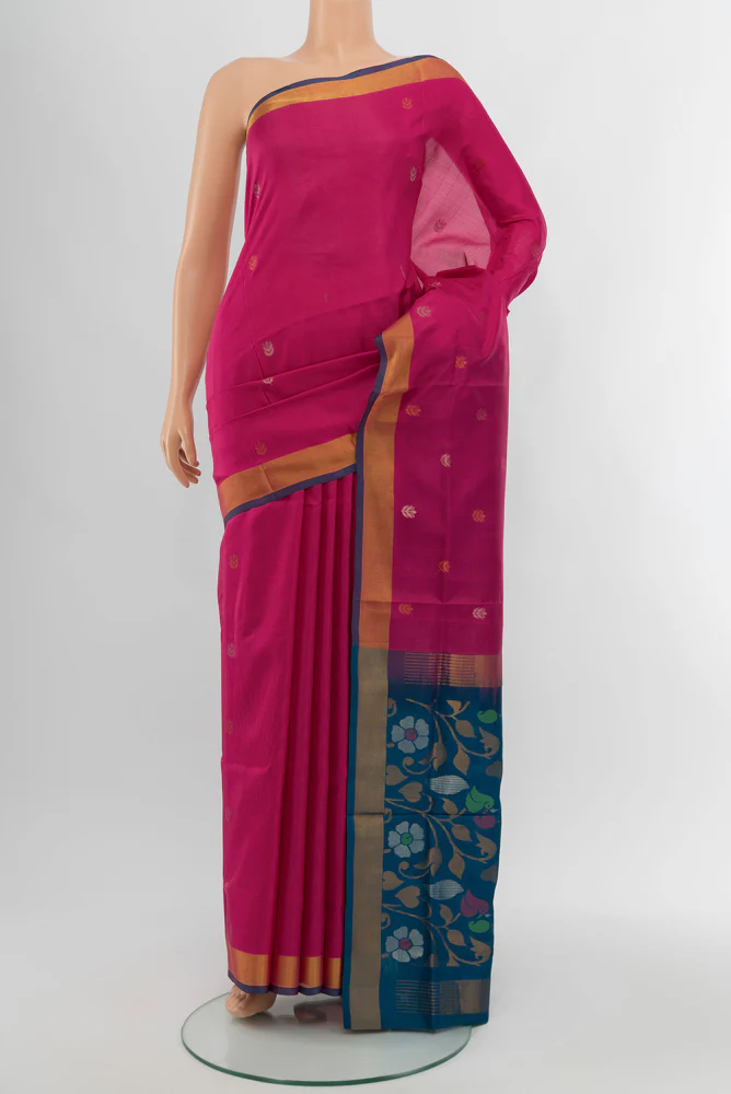 Pink Uppada Silk Saree