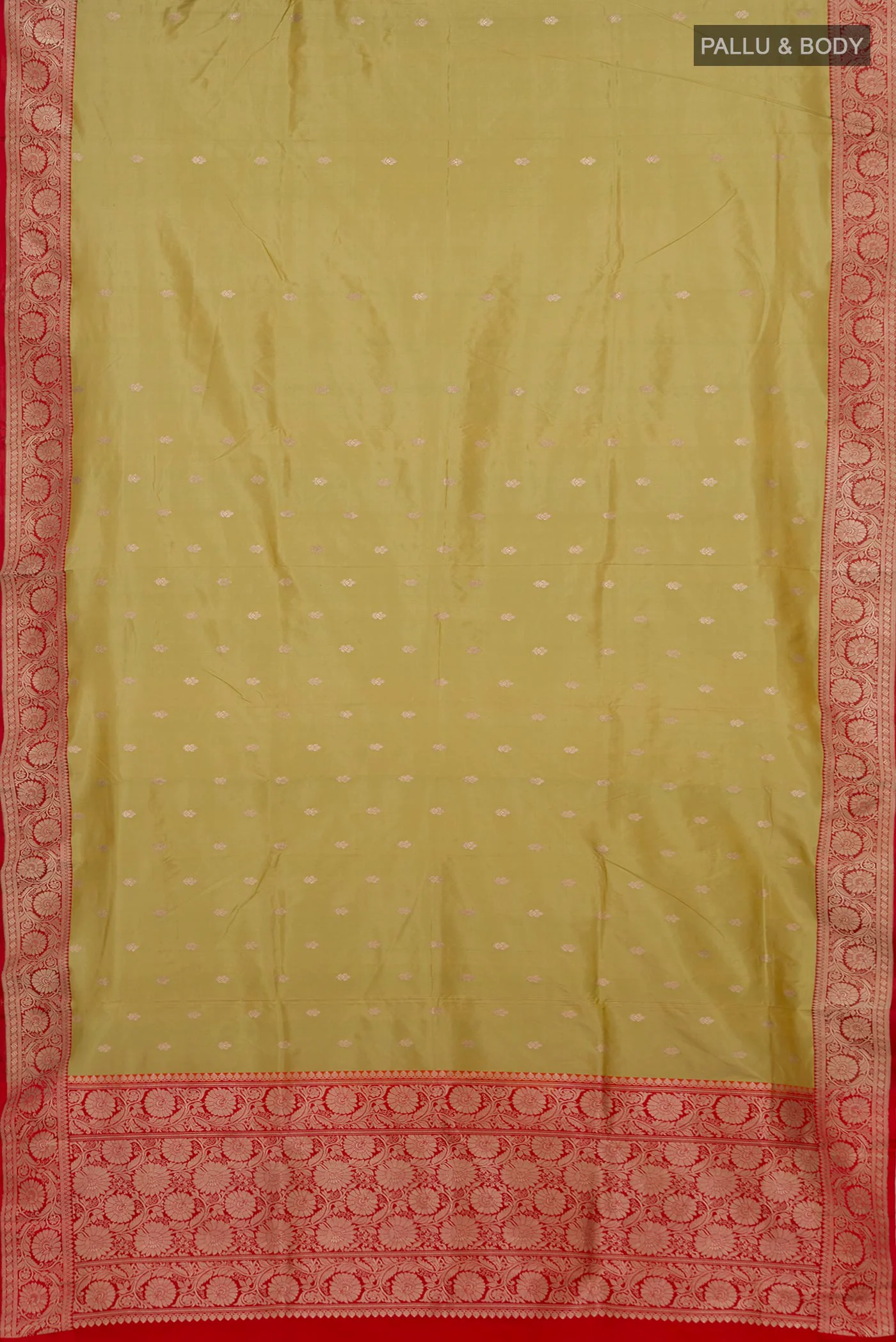 Sandal Banarasi Katan Silk Saree - Image 5