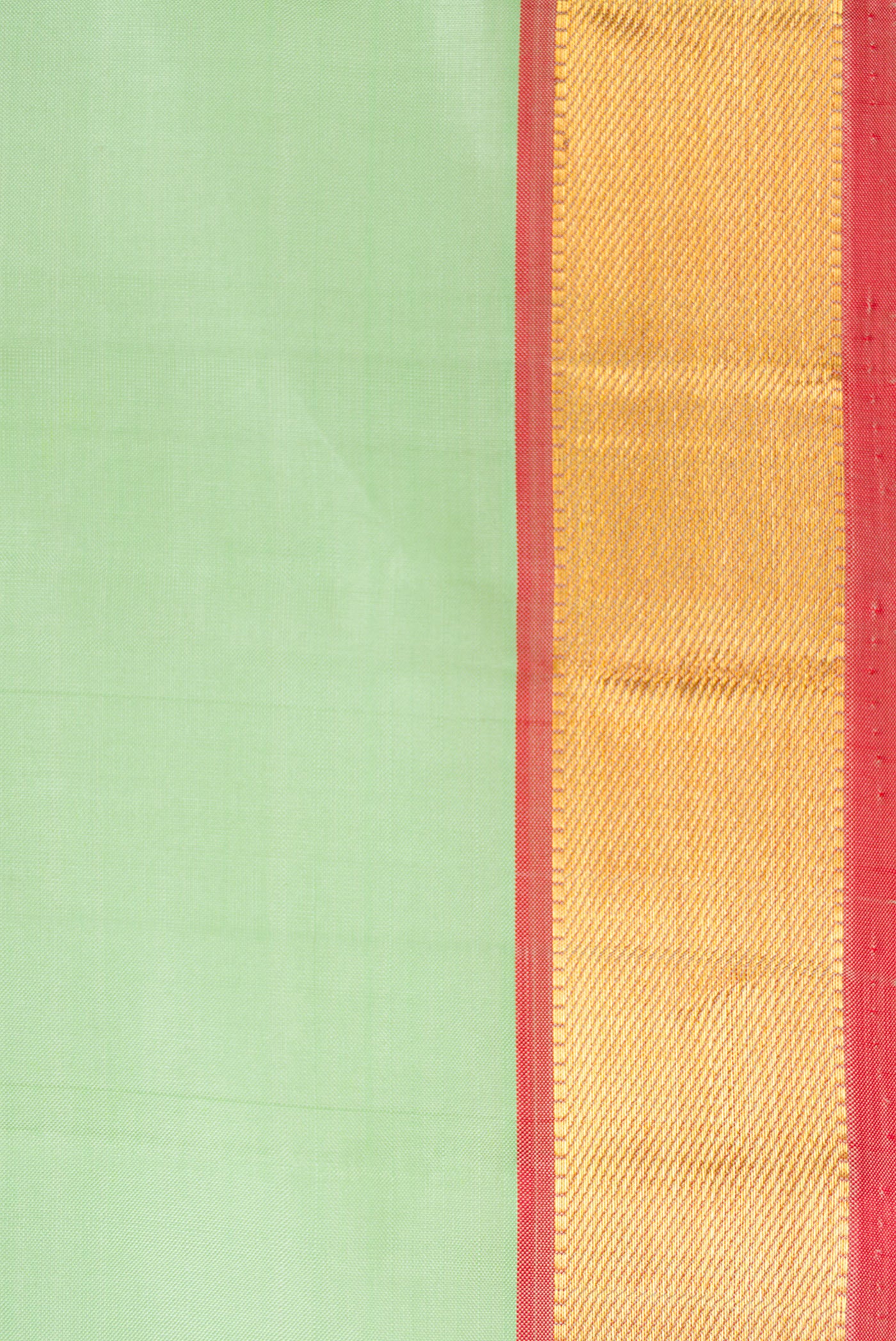 Pista Green Kanjivaram Silk Saree - Image 3