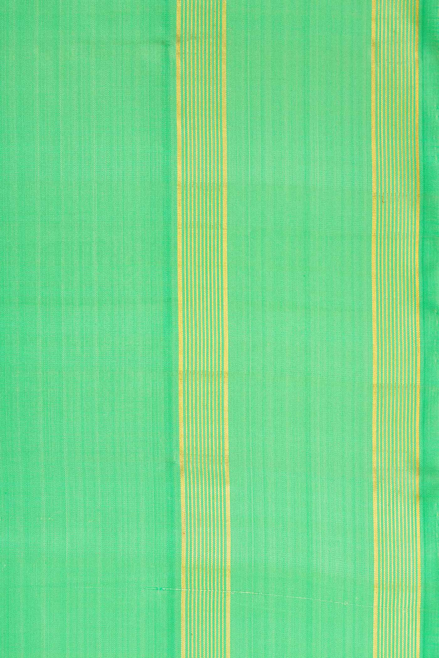 Pista Green Kanjivaram Silk Saree - Image 3