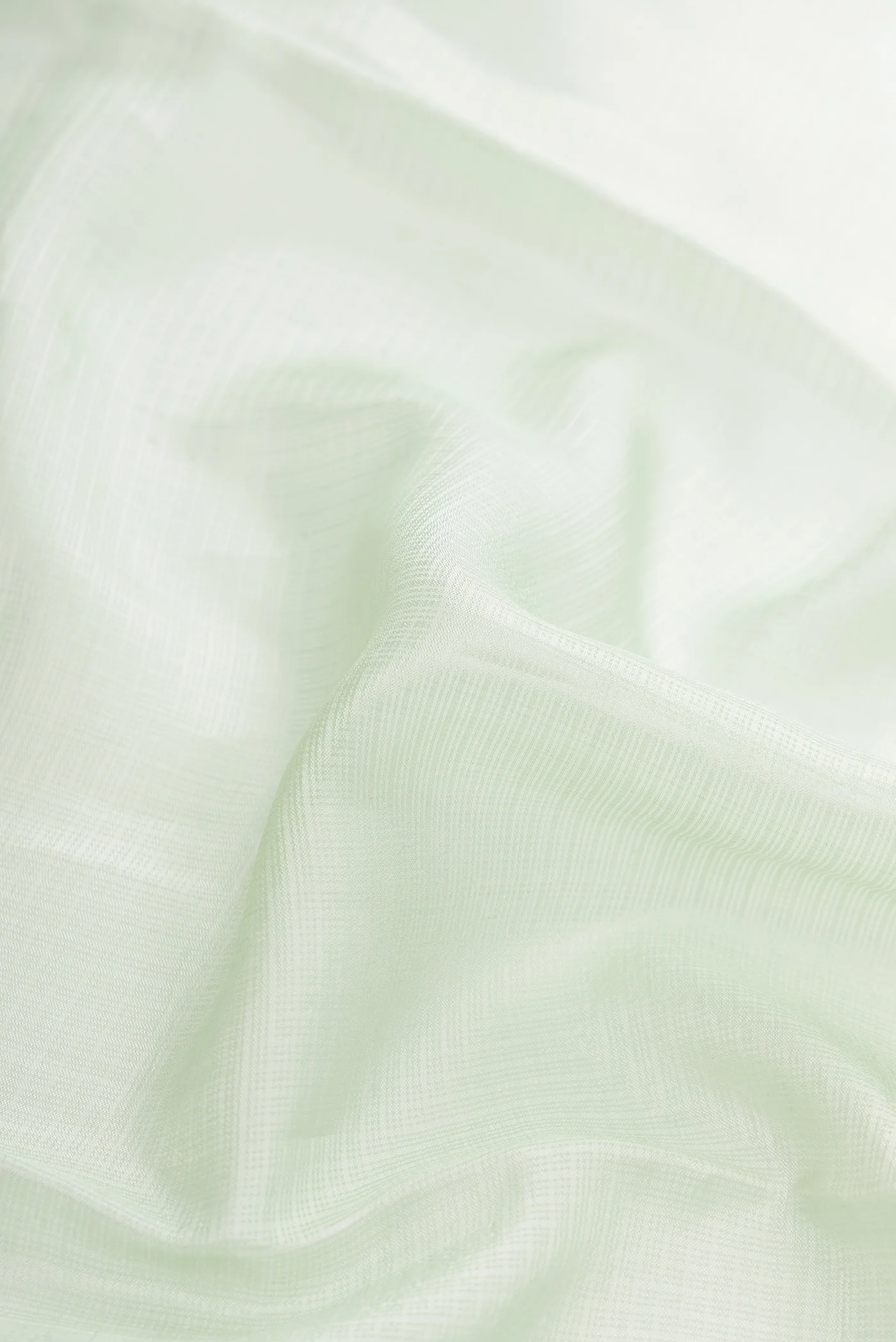 Pista Green Kota Silk Saree - Image 2