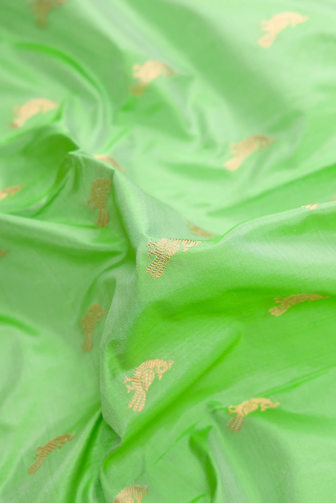 Pista Green Paithani Silk Saree - Image 2