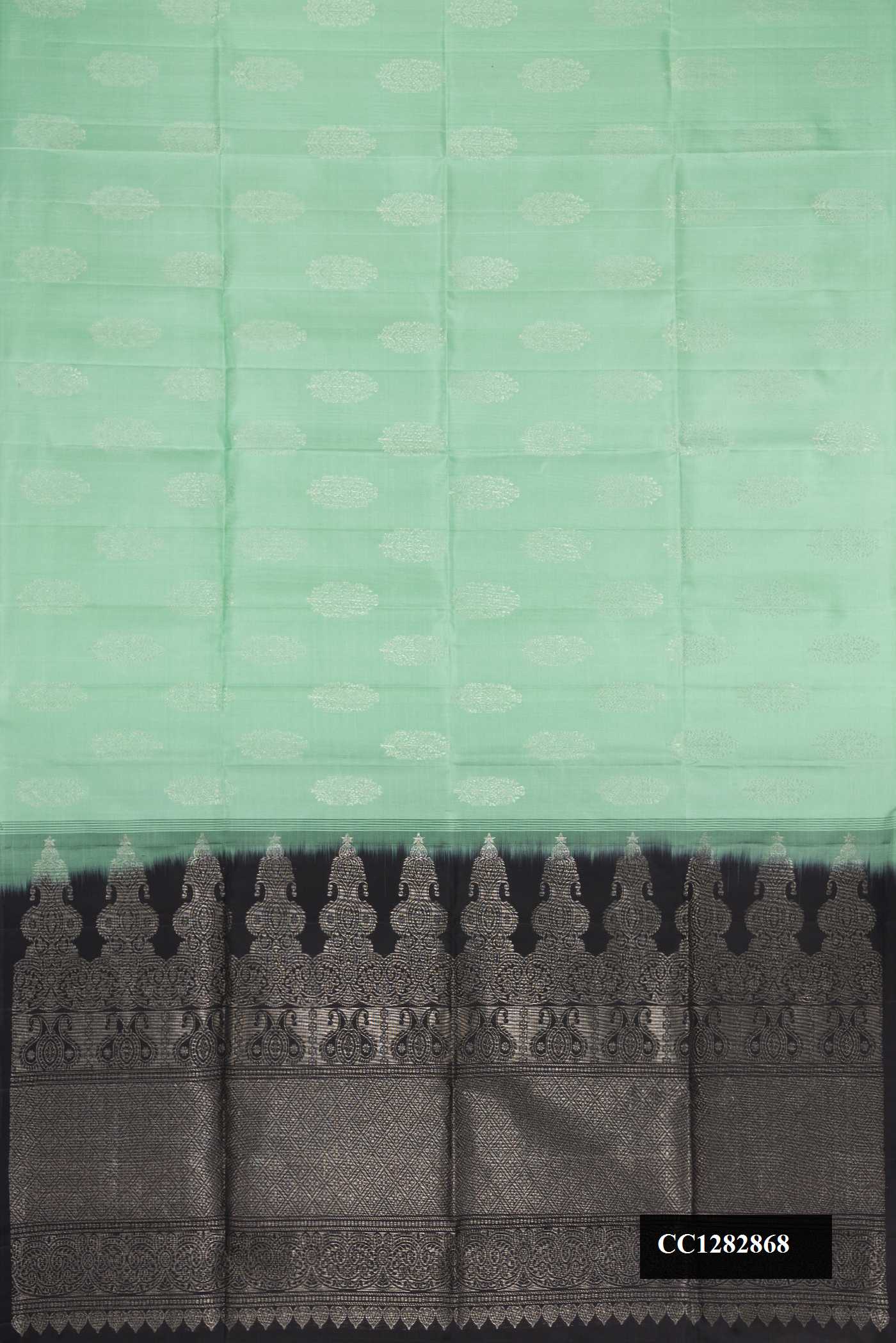 Pista Green Dual Tone Soft Silk Saree