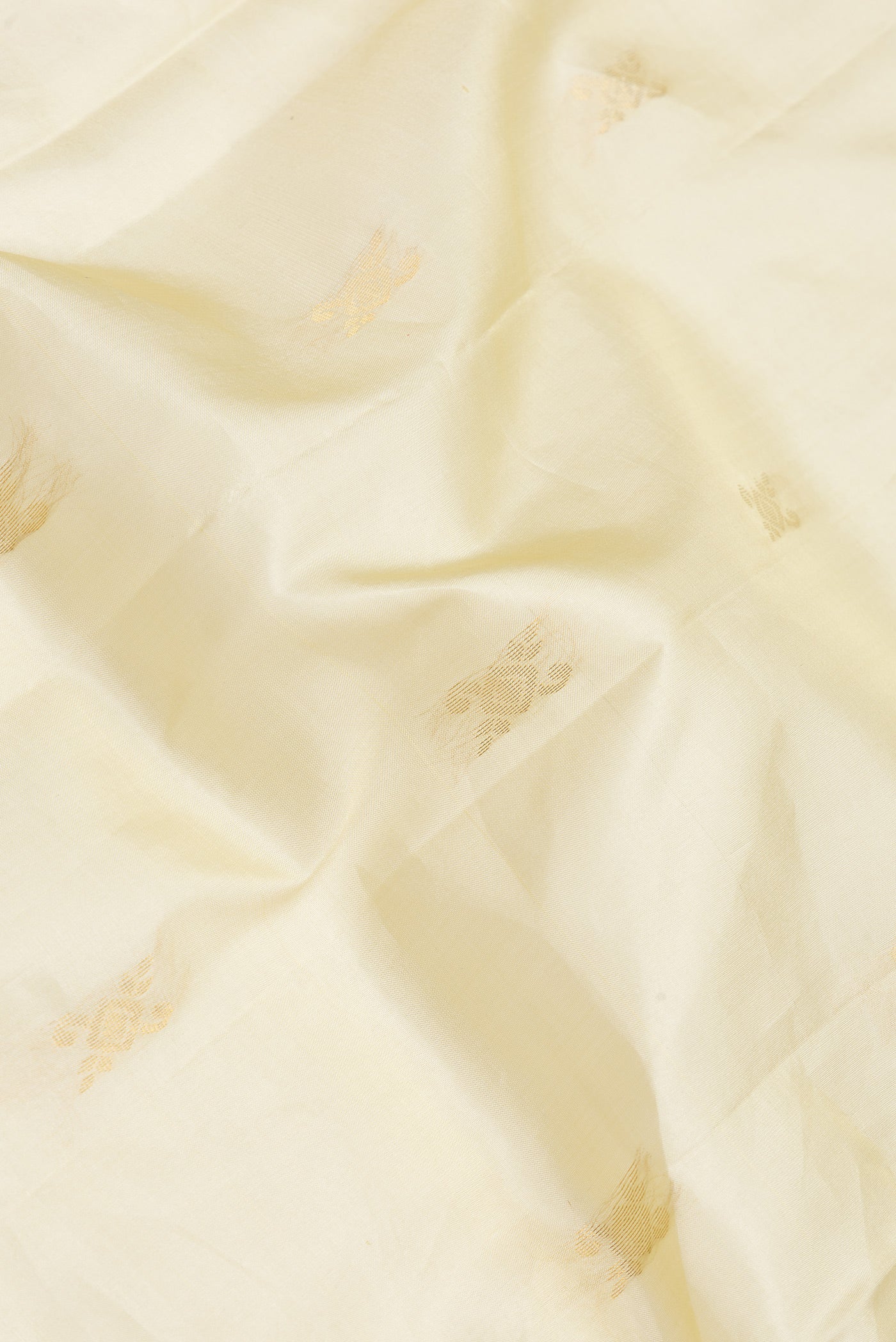 Cream Soft Silk Saree - Image 2