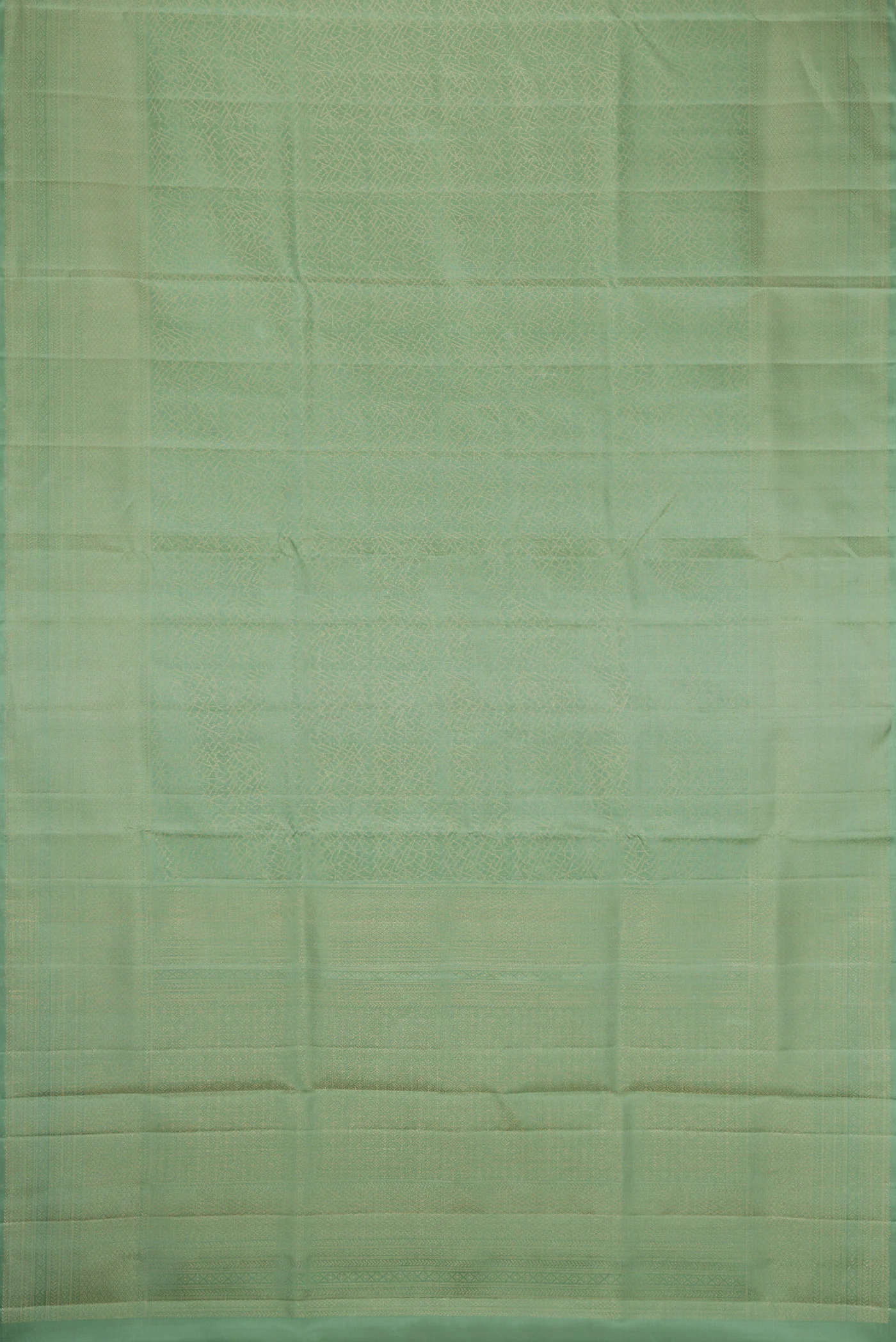 Sage Green Soft Silk Saree - Image 6