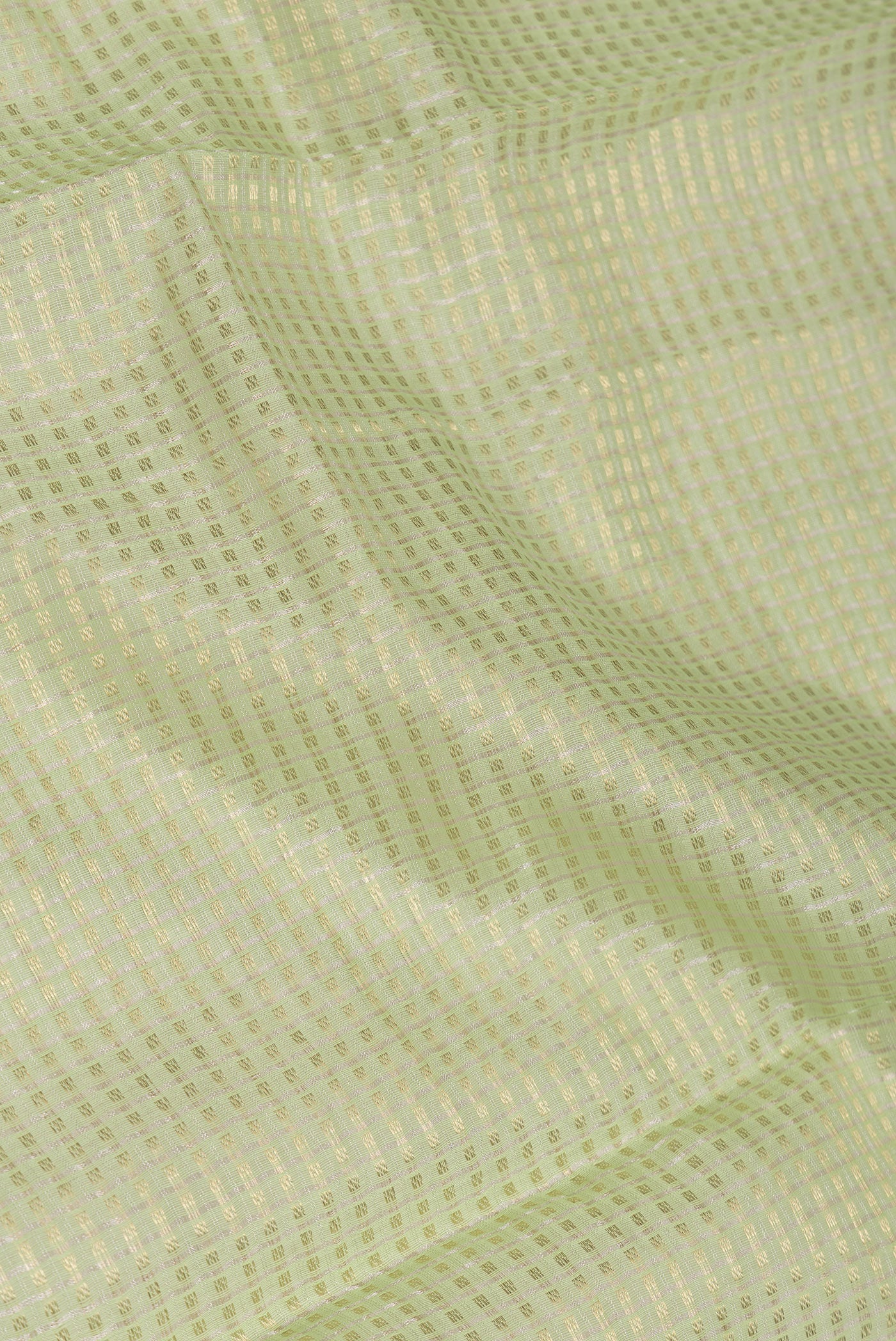 Pista Green Dual Tone Tussar Silk Saree - Image 2