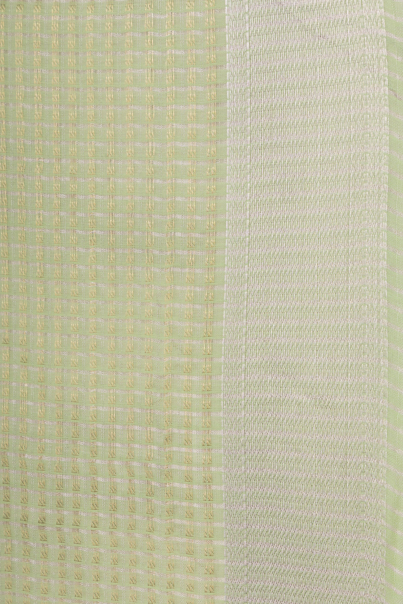 Pista Green Dual Tone Tussar Silk Saree - Image 3