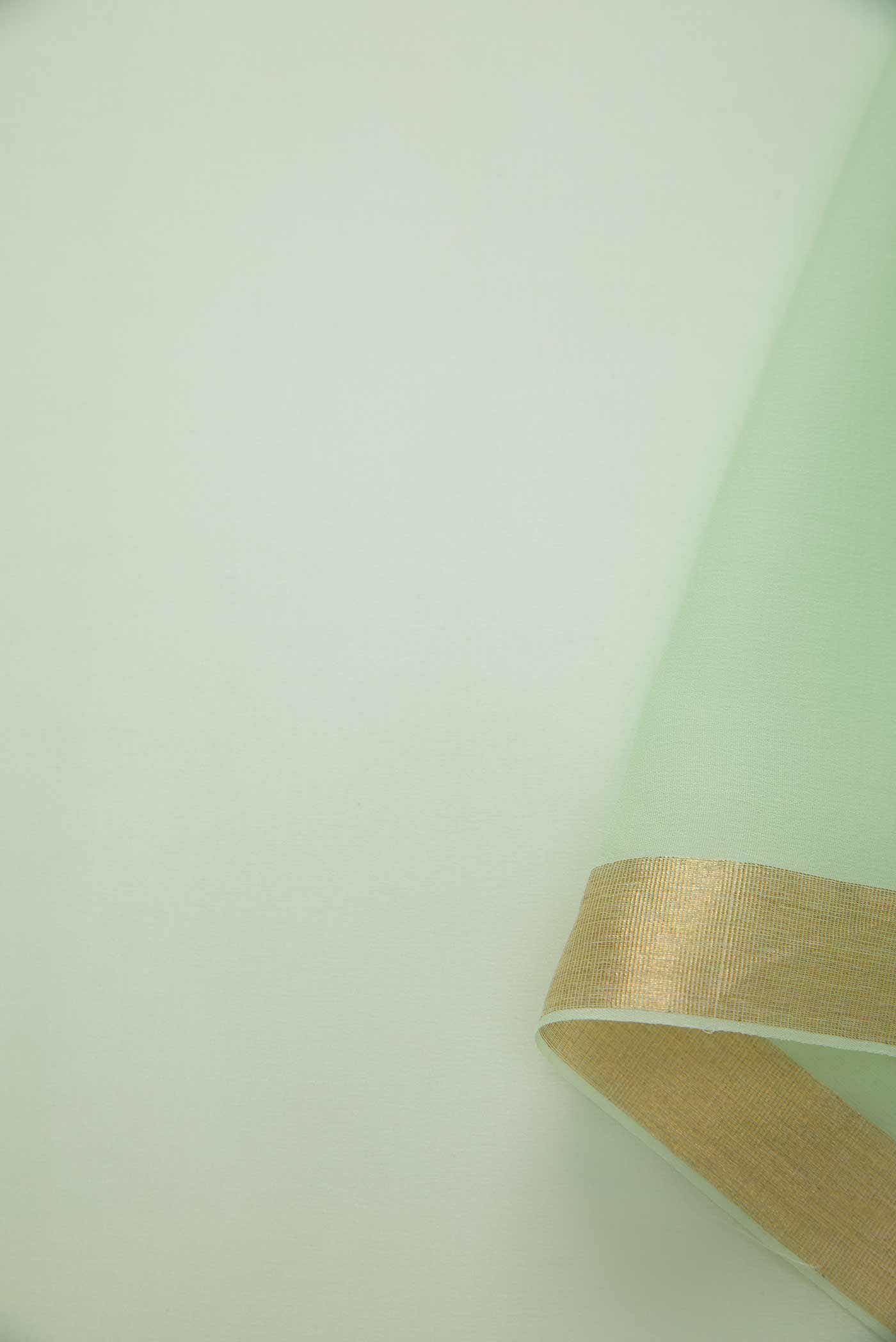 Pista Green Georgette Dress Material - Image 6
