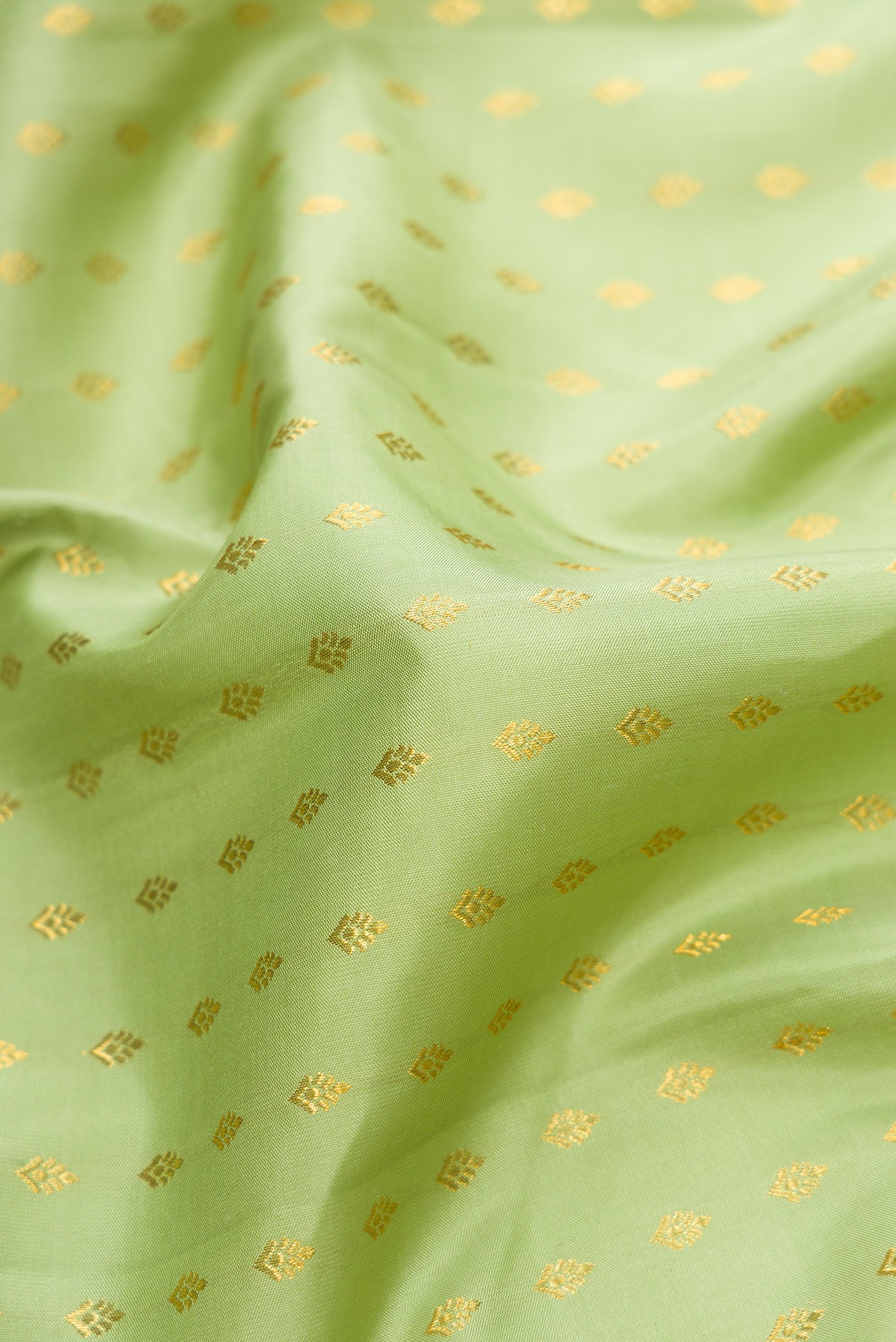 Pista Green Kanjivaram Silk Saree - Image 2