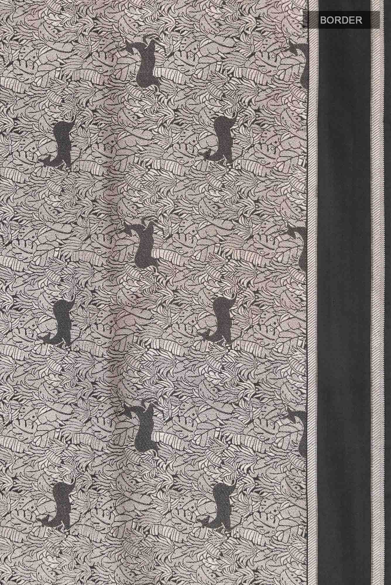 Prance-Black Banarasi Silk Saree - Image 10